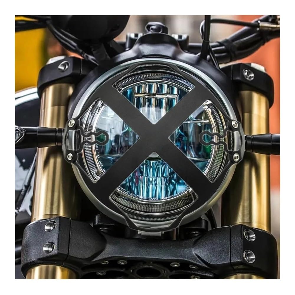 Reflektor przeciwmgielny osłona motocyklowa osłona reflektora kratka światło lampa osłona siatki dla Scrambler Icon 2015 2016-2022