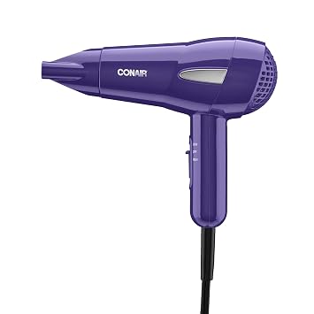 Amazon.com: Secador de pelo con turmalina de cerámica en color rosado de Conair  MiniPro. : Belleza y Cuidado Personal