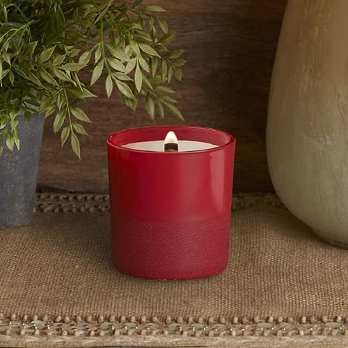 Miniatura 4 de Root Candles Velas perfumadas navideñas de edición limitada, vela de mecha de madera hecha a mano, 8 onzas, arándano clásico