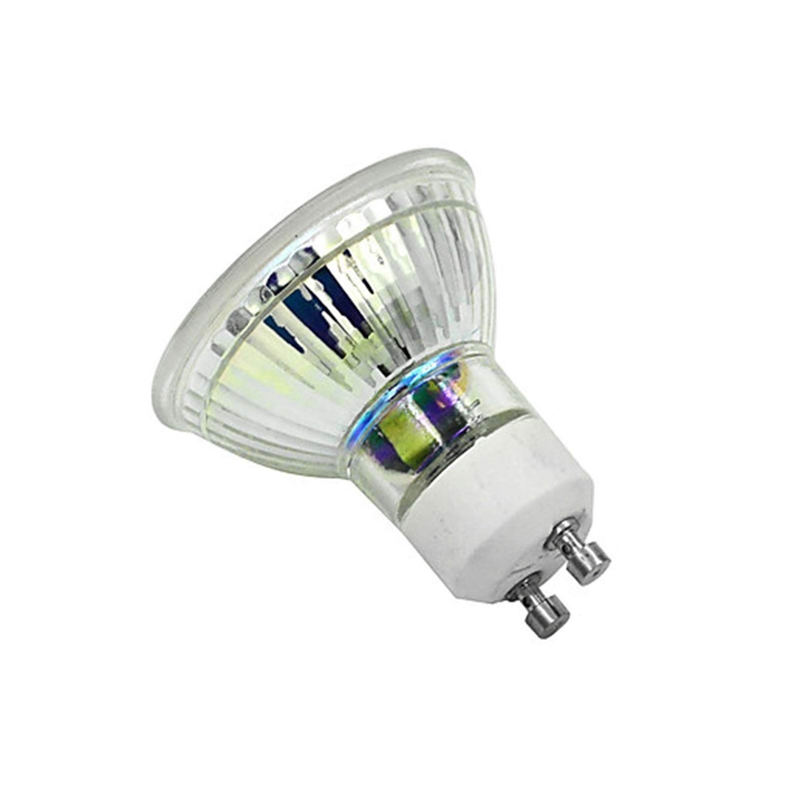 Fengyan Casa Lampadine Lampadine a LED, AC200-240V Dimmerabile, Equivalente alogeno GU10 50W, 5W 400-450Lumi, for Gallerie d'Arte, Musei, Casa, Alberghi, 10-Pack Domestico Lampada