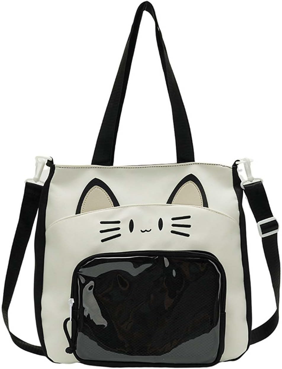 Kawaii Itabag Cute Cat Japanese Clear Ita Bag Tote Crossbody Bag Cute Cat Japanese Clear Ita Bag Tote