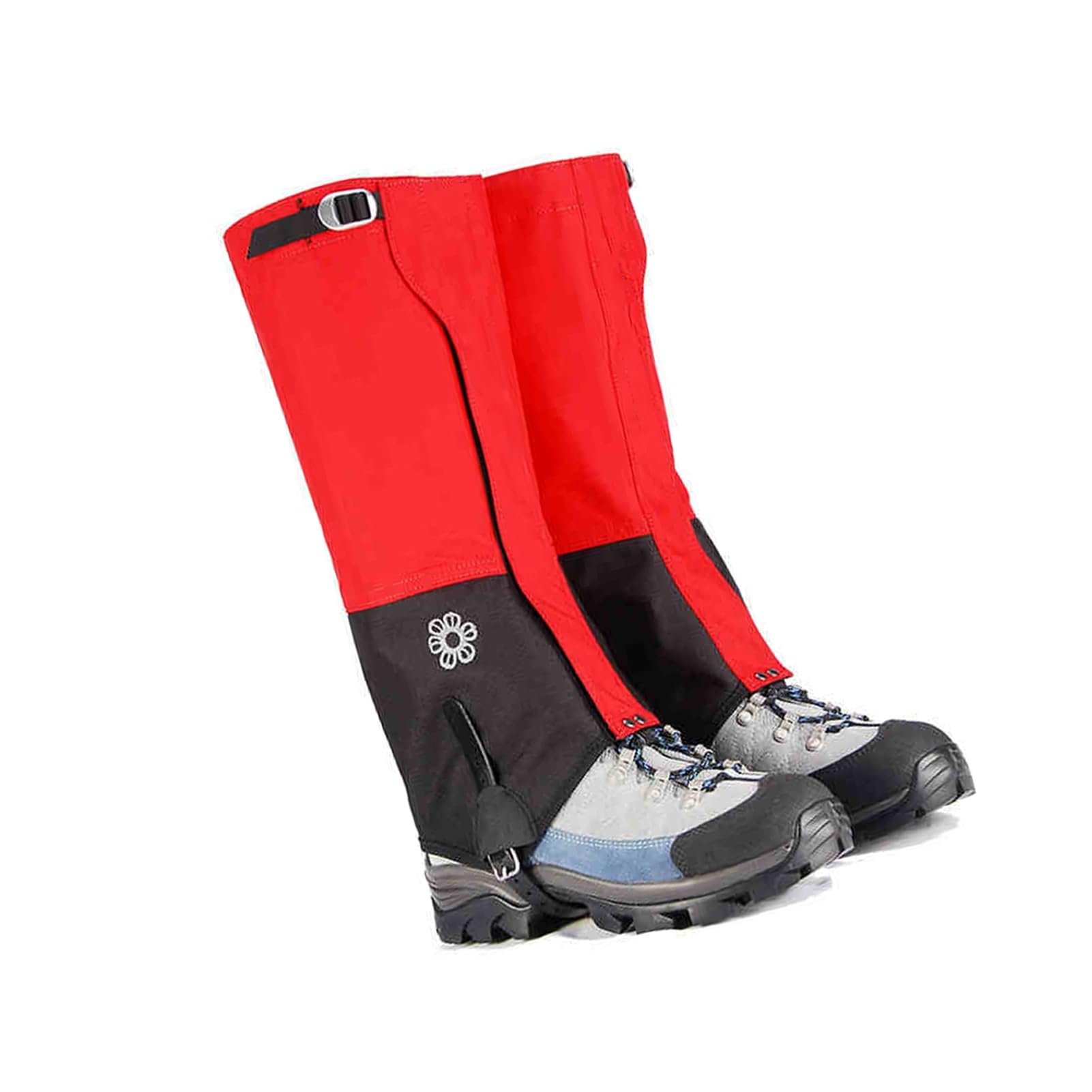 Genérico Polainas De Senderismo, Accesorios De Ciclismo Portátiles Y Ajustables, Cubre-Leggings con Gancho For Cordones For Escalar,Correr Y Caminar
