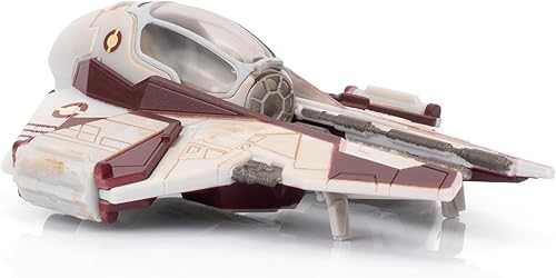 Miniatura 35 de Star Wars Micro Galaxy Squadron Jedi Starfighter (Yoda) Paquete misterioso – Vehículo de clase de armadura ligera de 3 pulgadas y vehículo de clase