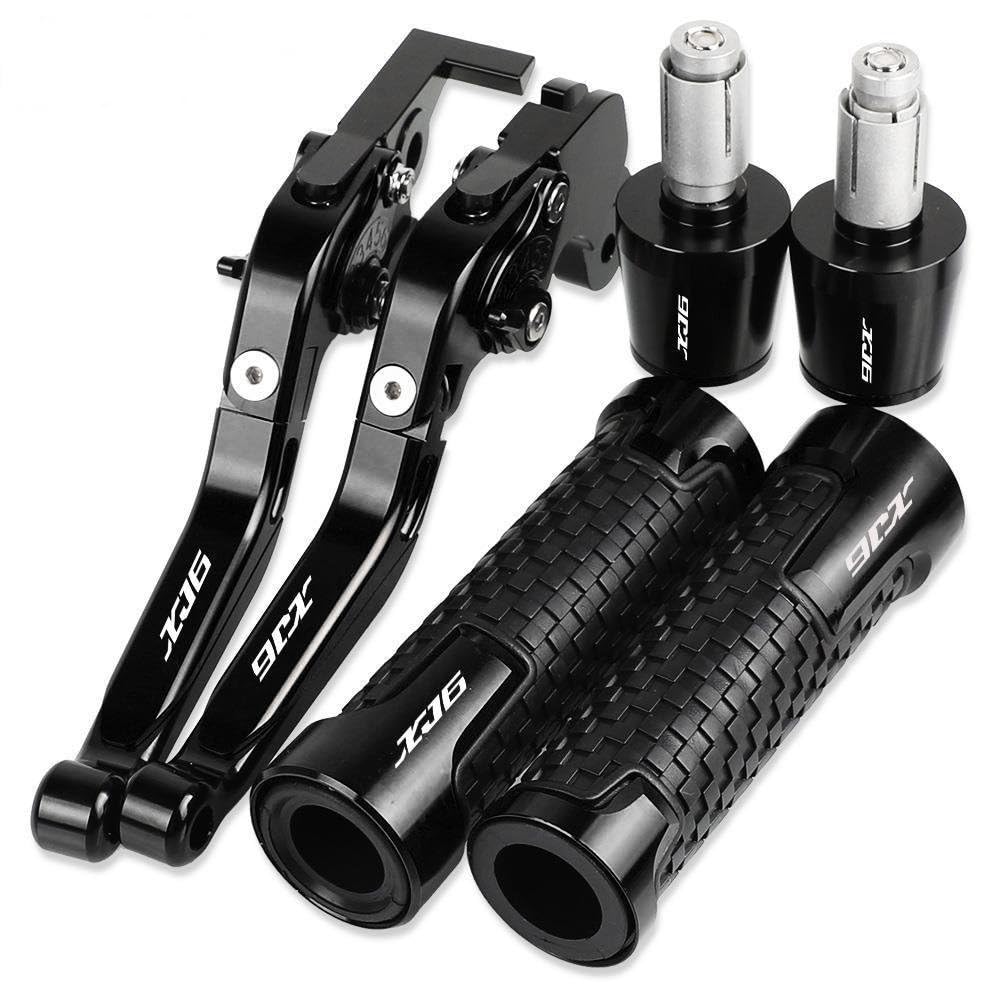 PONNYC Frenos Motocicleta Barra Amarre Freno Mano Palancas Embrague Manillar Empuñaduras Mano Extremos para Y&amaha XJ6N XJ6 para Diversion 2009-2015 Moto Embrague Maneta Freno (Color : 11)