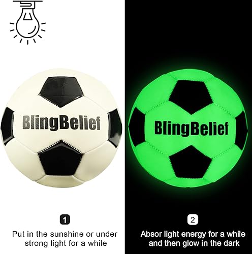 Miniatura 5 de Béisbol súper brillante que brilla en la oscuridad, pelota de fútbol, voleibol, fútbol, béisbol luminoso iluminado, fútbol de tamaño y peso