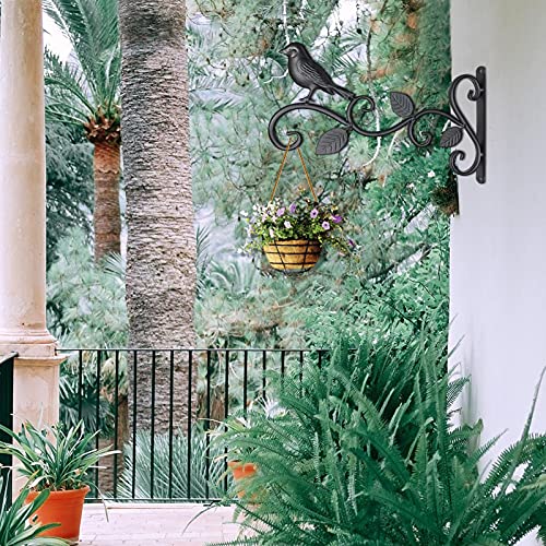 12b Suporte para plantas penduradas, gancho de metal para pendurar na parede para pendurar no jardim