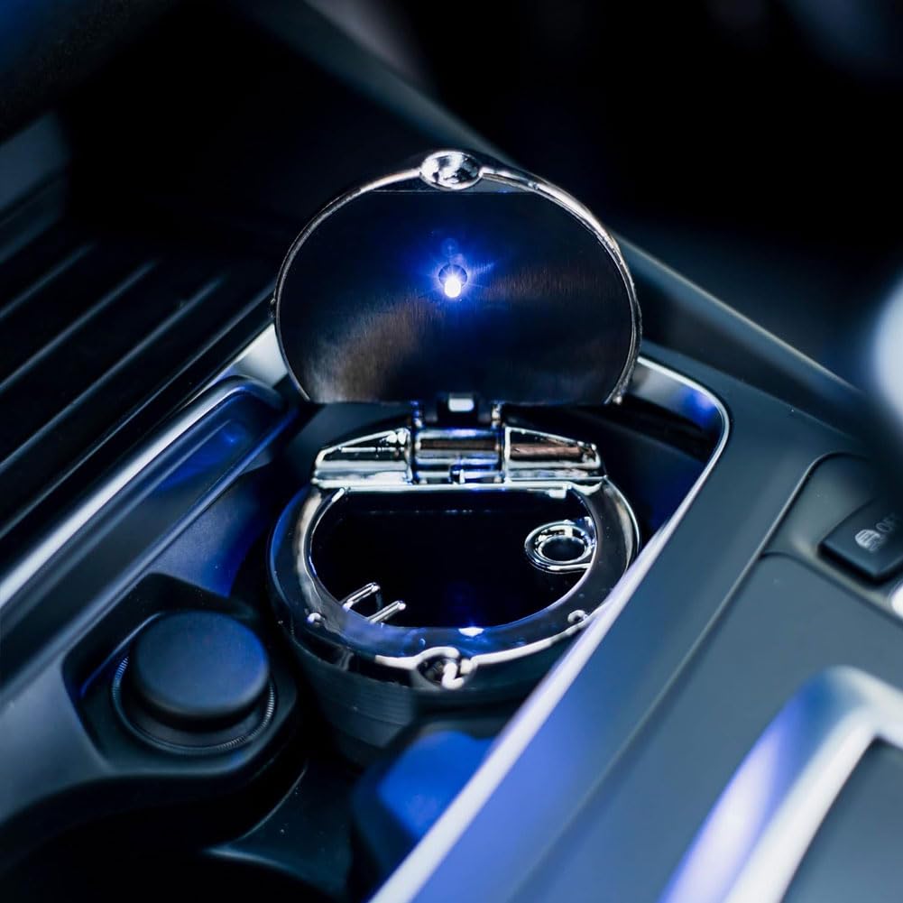 Posacenere Auto Per VW Golf 8 2021-2022 - Portatile Con Luce LED E Design Antiodore - Foto 10