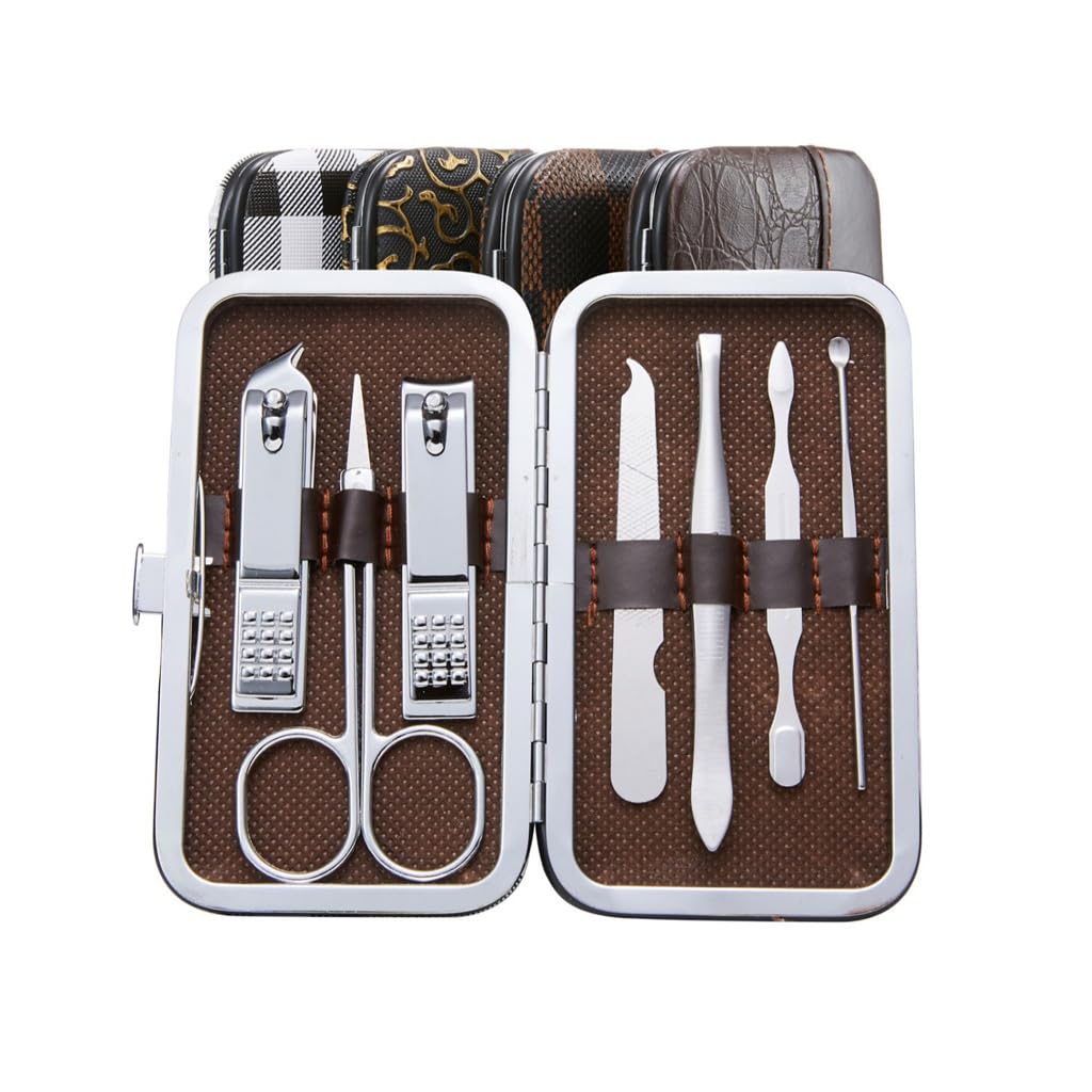 A 7-Piece Set of Nail Clippers for Manicures Including Beauty Tools Foot Manicures Nail Clippers and Pliers