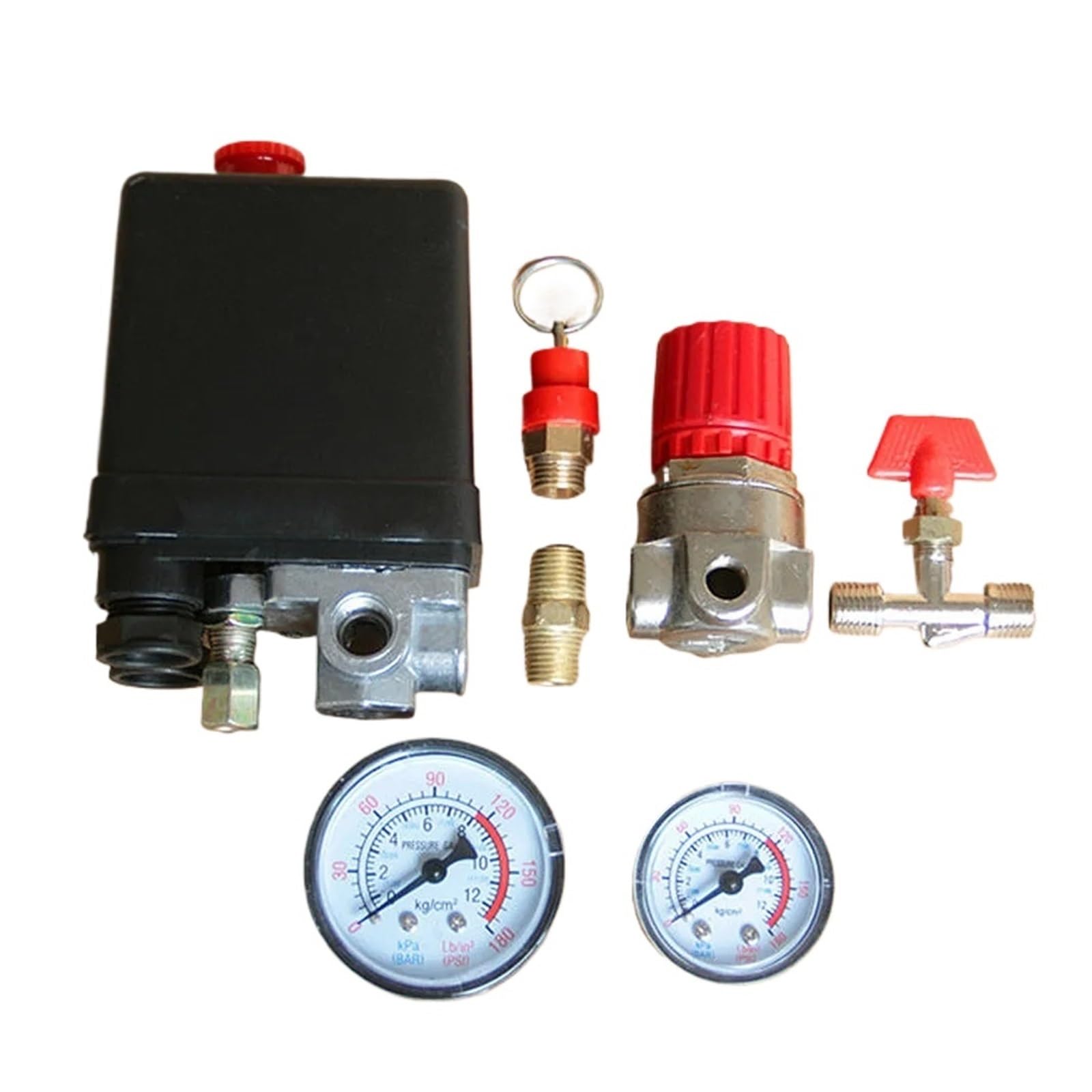 Valvola di regolazione della pressione del compressore d'aria | Assemblaggio Indicatore di controllo miniaturizzato a risparmio energetico Installazione semplice