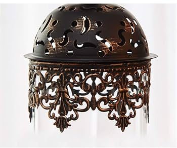 Amazon.co.jp: gannbarou アンティーク キャンドルスタンド 火立