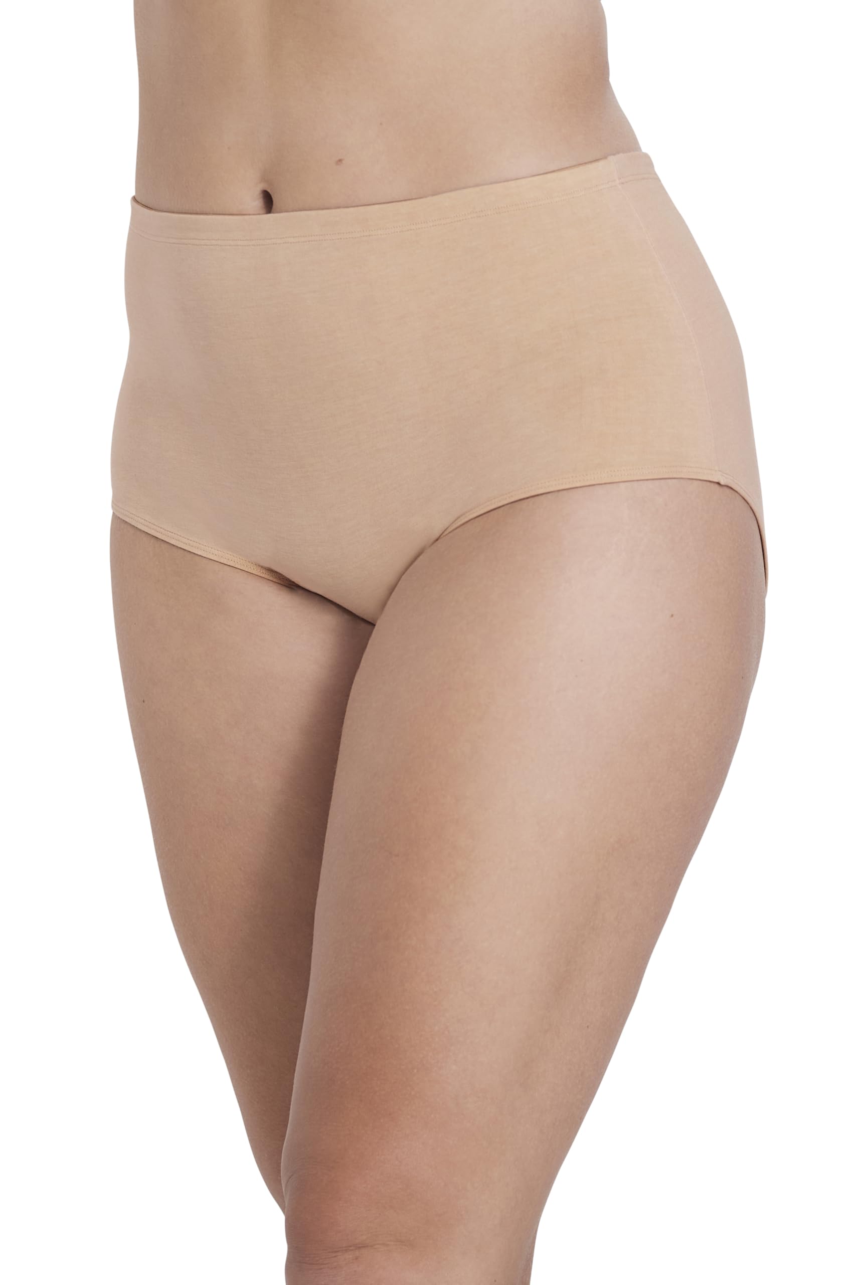 Miss Mary Of Sweden Women's Beige Organic Cotton Maxi Panty