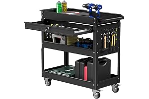 3 Tier Rolling Tool Cart: Enhanced Storage, Mobility, and Durability for Mechanics
