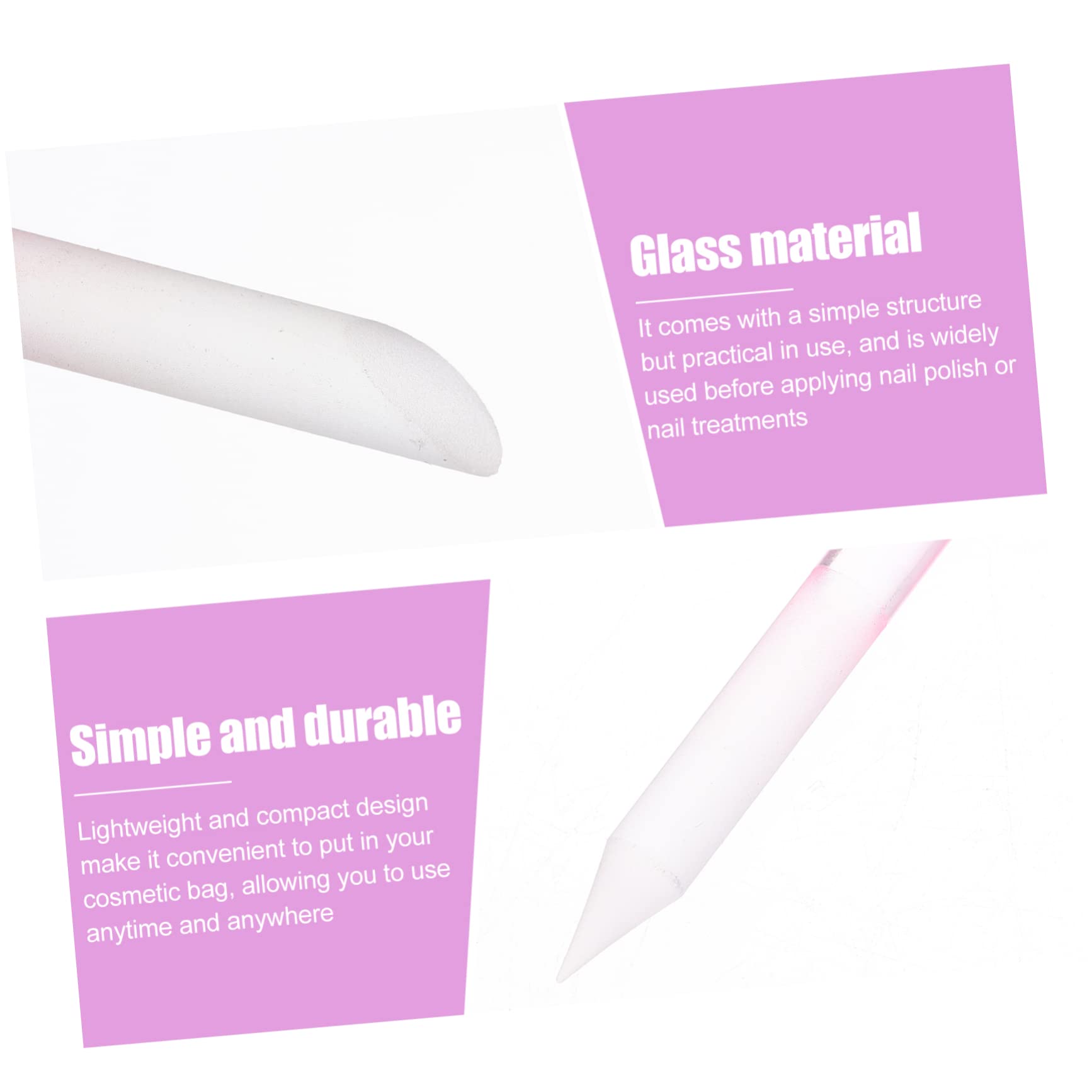 Healeved 15stücke Teiliges Glas-nagelfeilen Für Maniküre Hochwertige Polierfeilen Transparent Für Naturnägel Und Gelnägel Tragbar Und Leicht Zu Verwenden