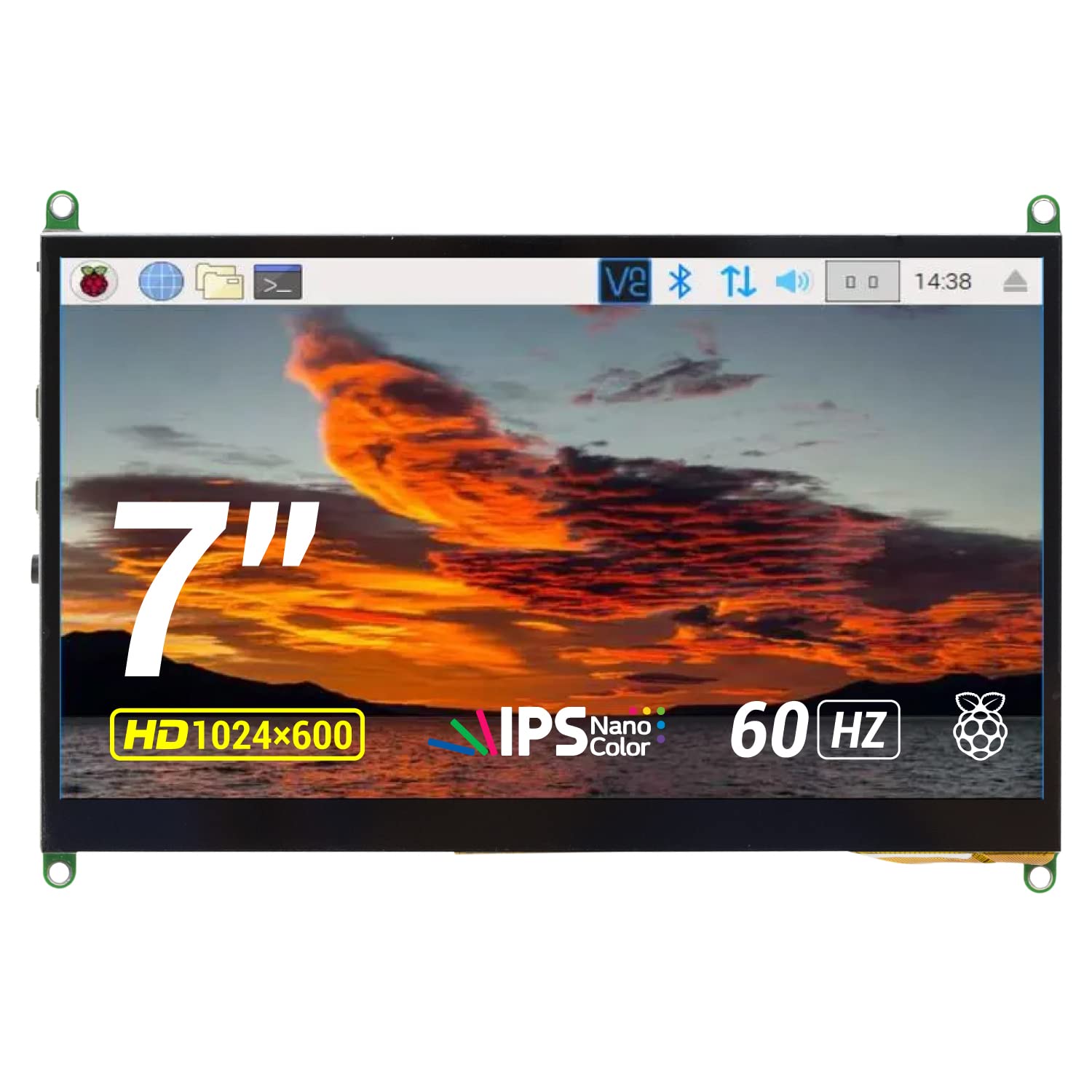 Amazon.co.jp: Raspberry Pi 4用UCTRONICS 7インチIPSタッチスクリーン