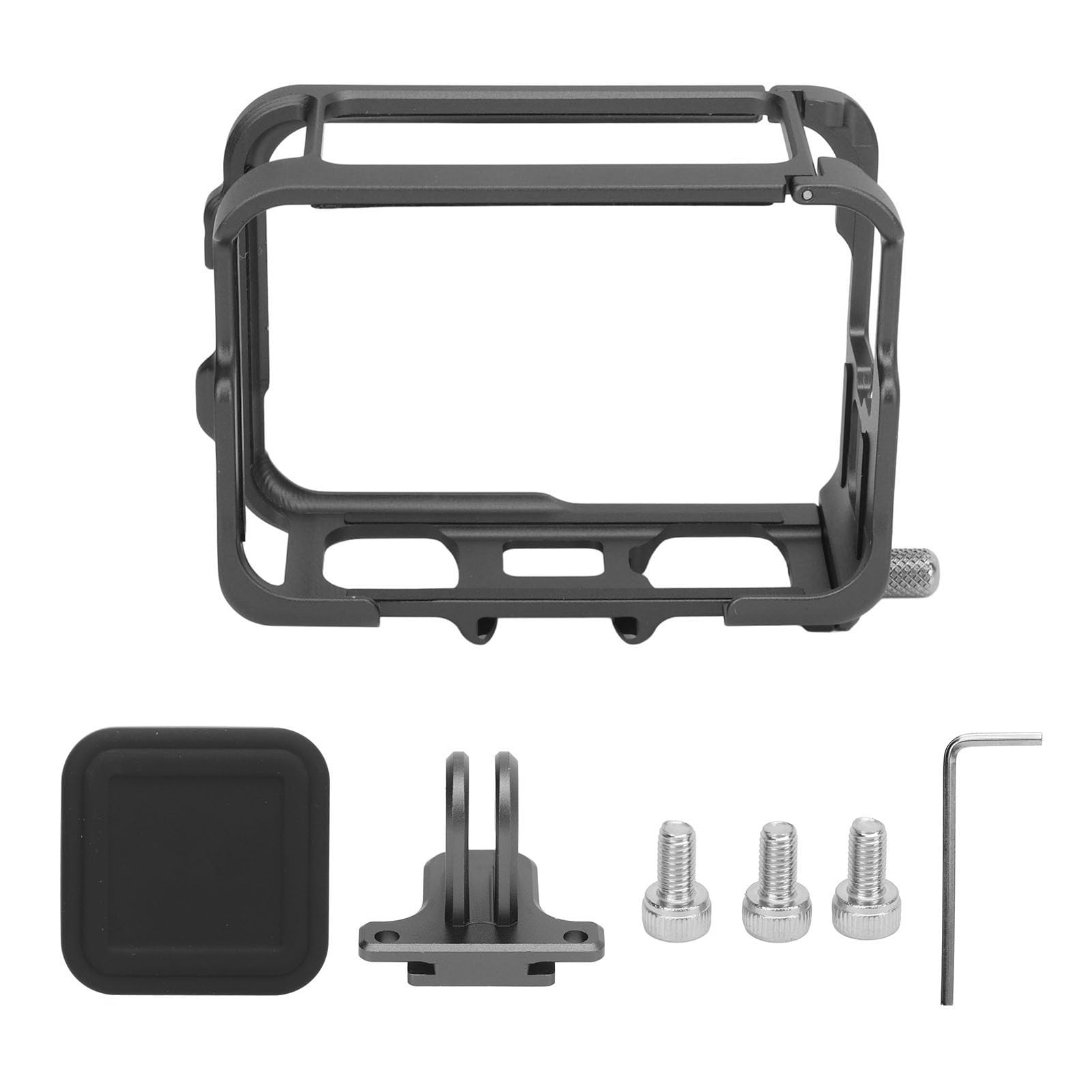 Jectse Boîtier de sur Cadre, Protection de Bordure de Caméra à Dégagement Rapide en Alliage D'aluminium, Cadre de Boîtier de Caméra de Protection Complète avec Capuchon