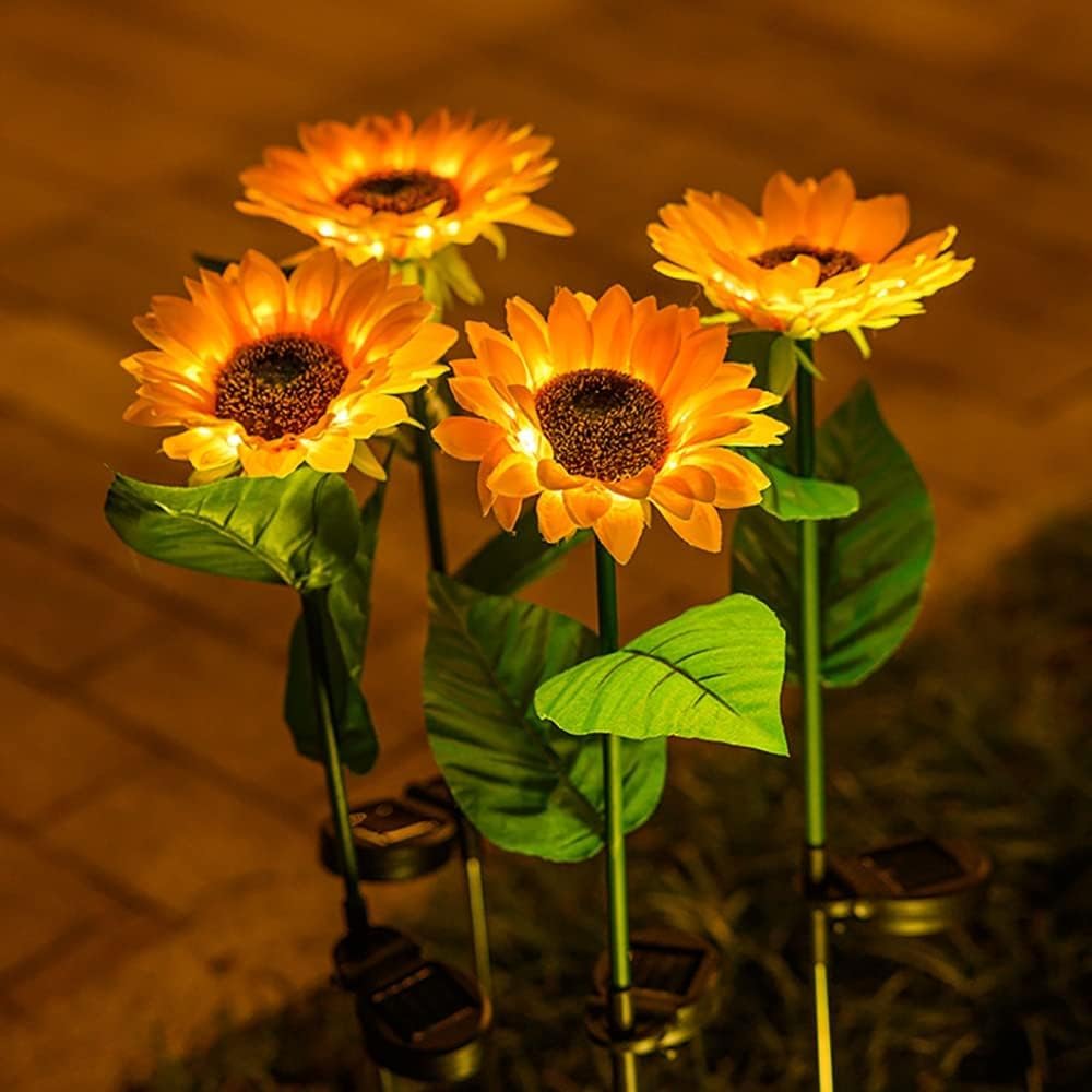 Wizme Led Solar Sunflower/Light Flower for Garden/Garden Solar Flower for Outdoor Pack of 1 (B0CM258RZX) Amazon Price History, Amazon Price Tracker