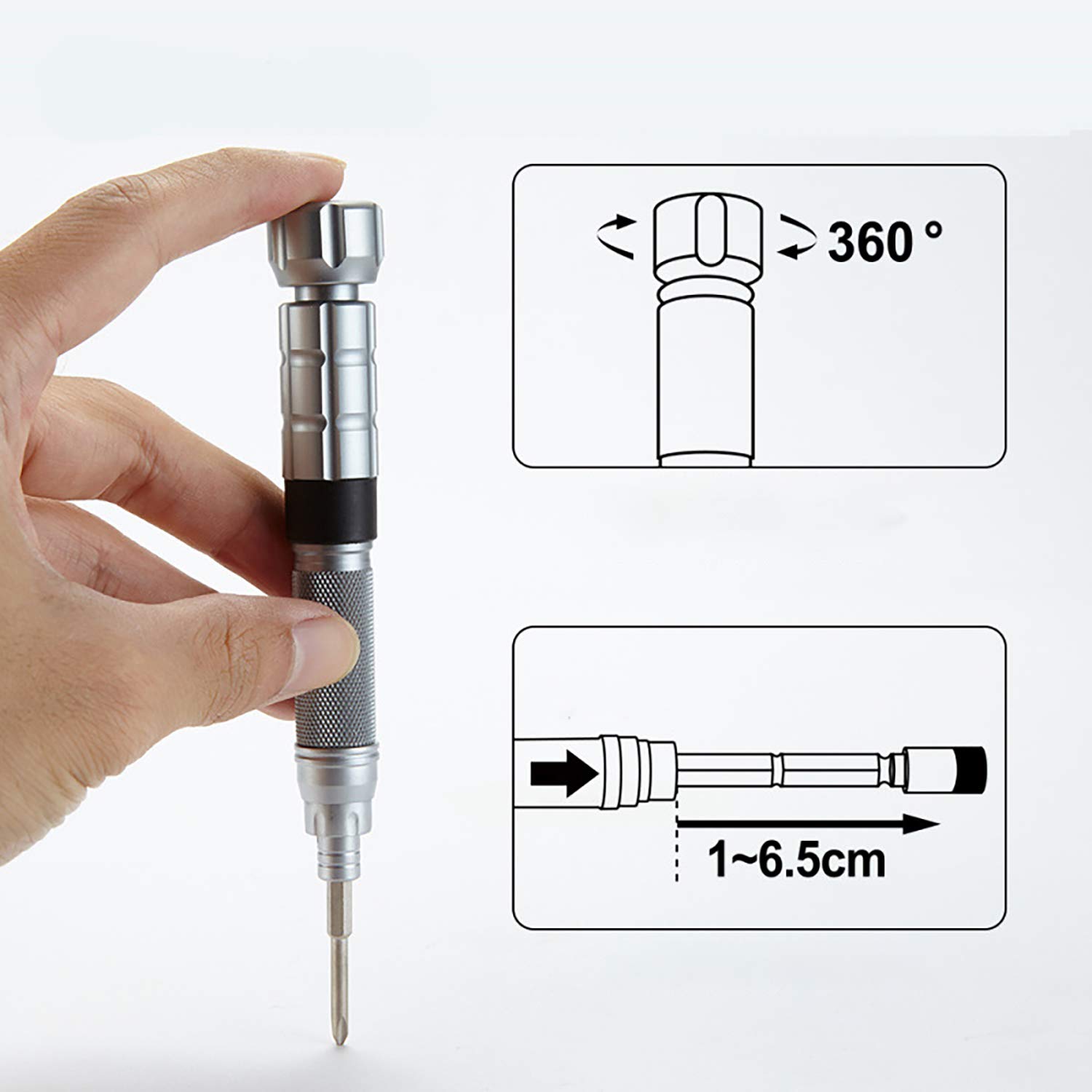 Juego de Destornillador de Precisión Profesional Kit de Herramientas de Reparación para Reloj Smartphone, PC, Ordenador, Tableta