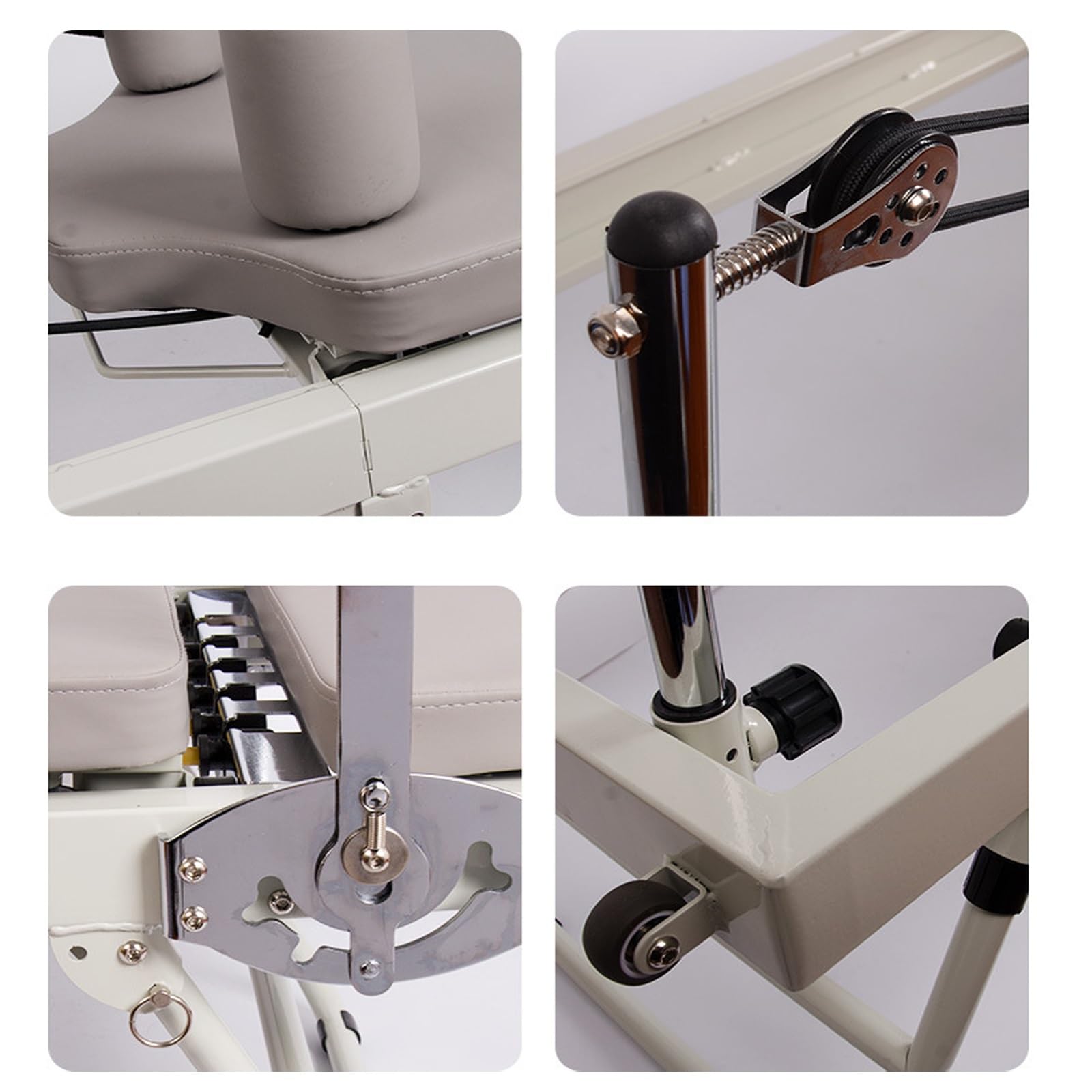 Máquina De Pilates Reformer, Tabla De Pilates Reformer Plegable Multiusos para El Hogar para Ejercicios En Casa Y Ejercicios Corporales con Pelota De Yoga(197X57X72.5CM_Spring)