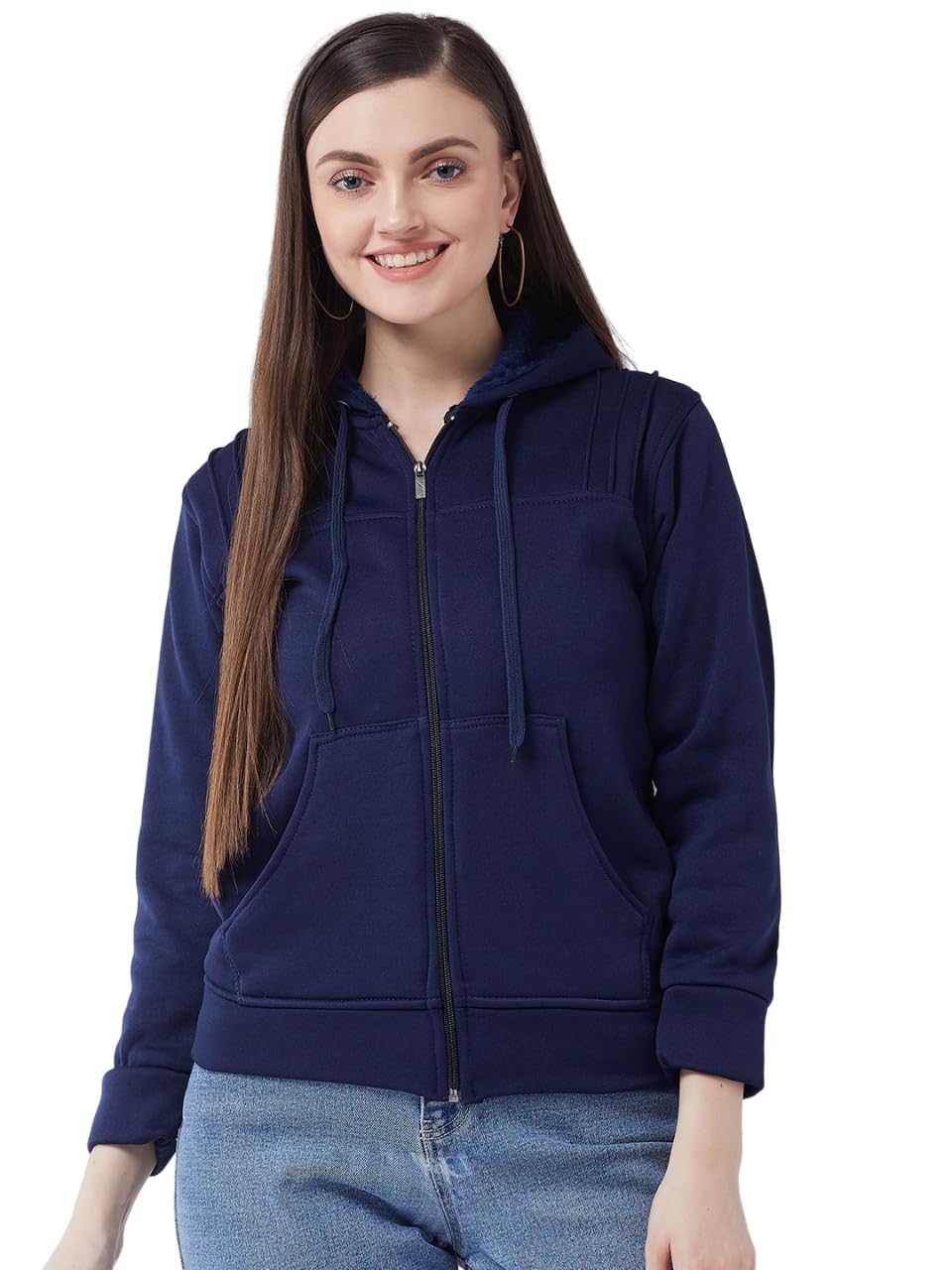 pivl Women Solid Hooded Jacket for Winter-picture-35