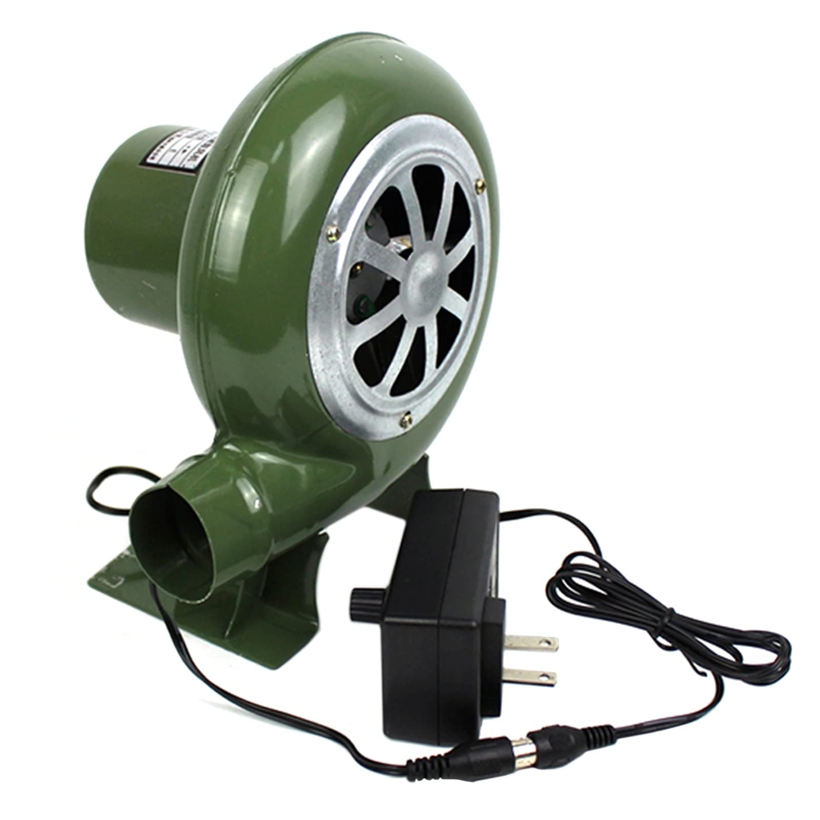 KKYY220V Electric Blacksmith Forge Blower - Outdoor Barbecue Blower with Speed Controller - Metal Casing Burning Fan, Portable Fireplace Fan (Size : 30w)