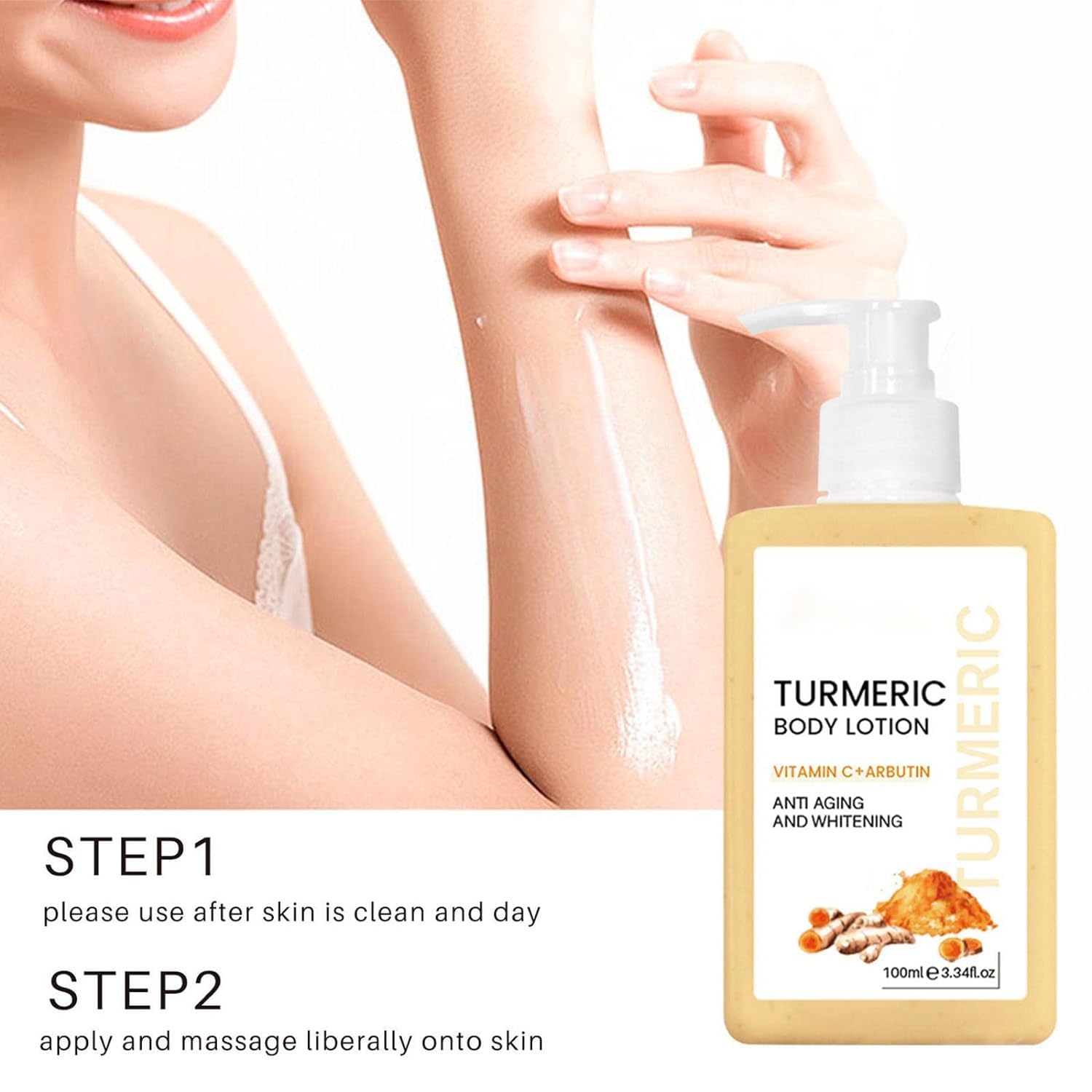 Amazon.com : LINEDSON Turmeric Body Lotion 3.34 floz - Anti-Aging