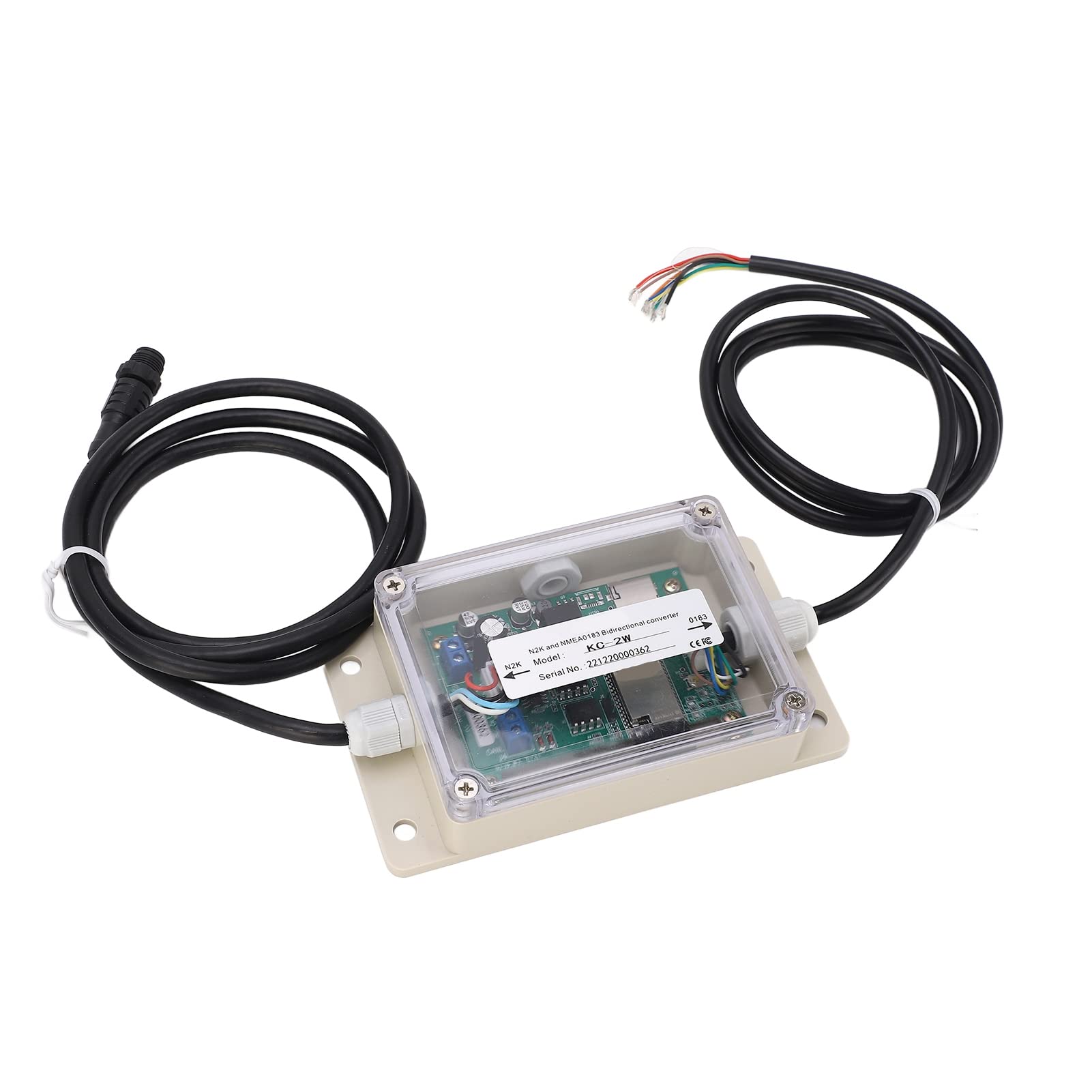 Modulo di Convertitore Bidirezionale NMEA 0183 a NMEA 2000 IPX67 WATTERFROUT DC 9-30V | Plug and Play Auto Baudrate Detection Conversione di Dati Efficiente