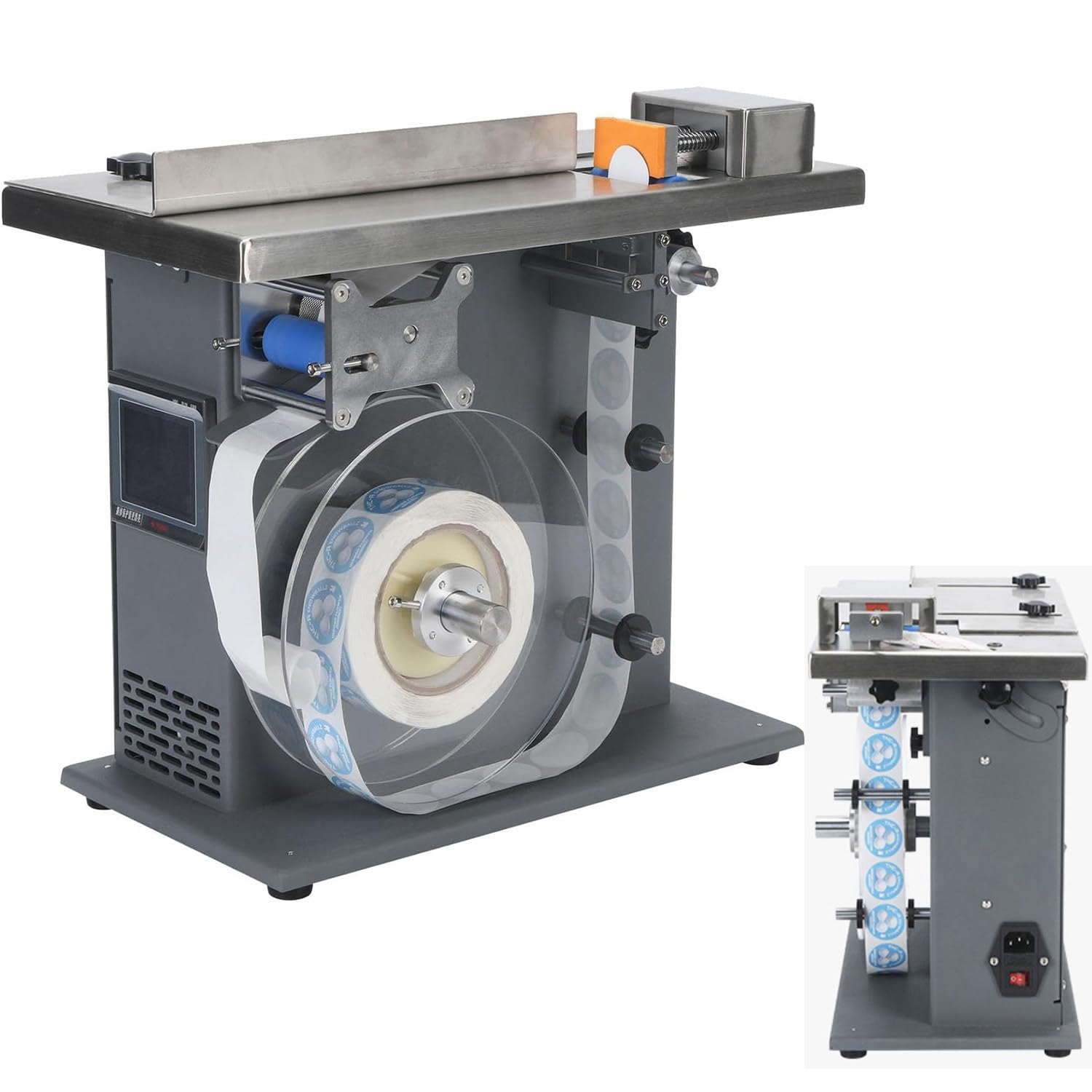 Lxmydriasis Multicolor Semi-Automatic Corner Labeler, Adjustable Semi-Automatic Labeling Machine 20–50Mm
