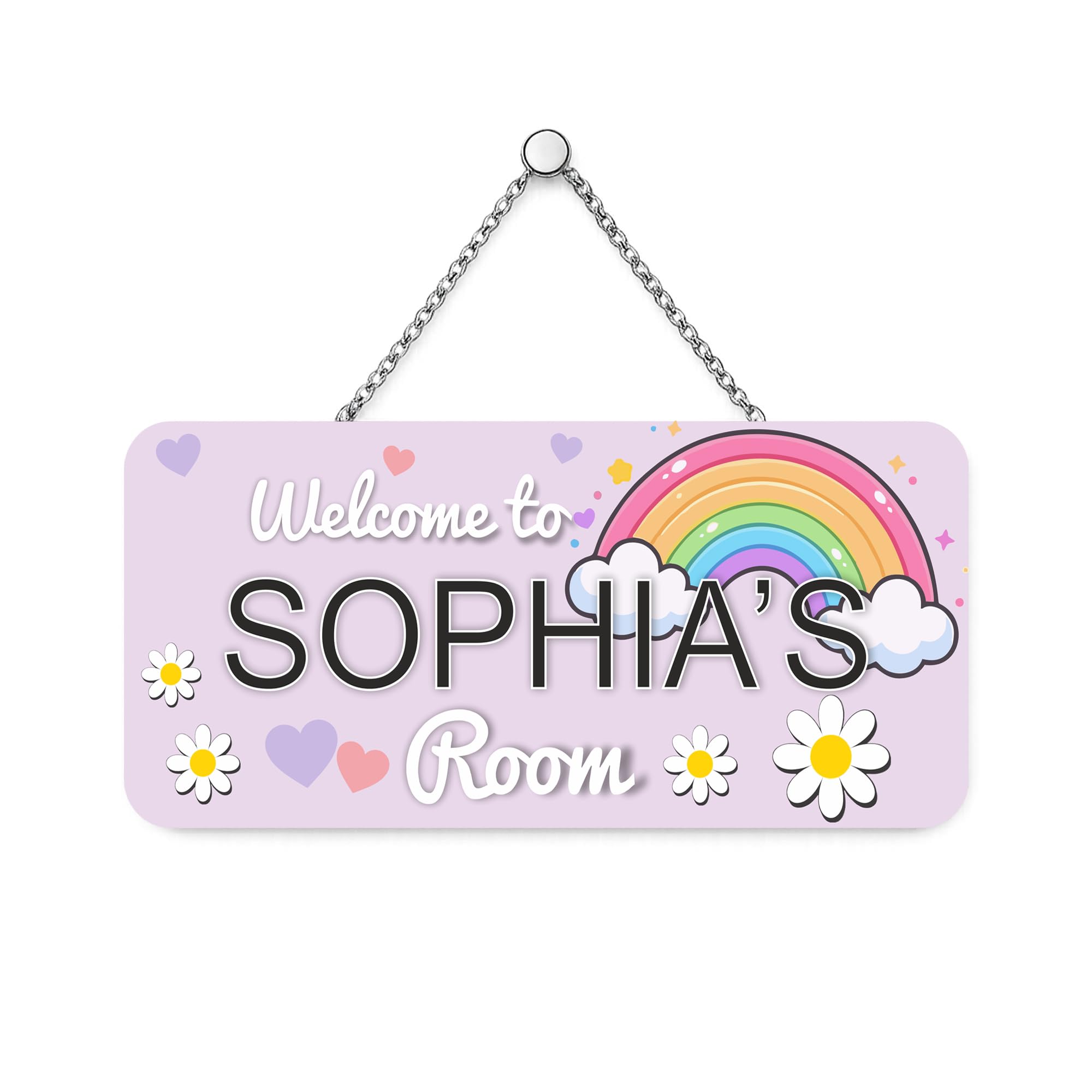 Gagzag Originals Personalised Kids Name Plate for Door Wall | Jungle Theme Custom Name Sign Board for Boys & Girls Room Decor | Wooden Hanging Nameplate with Custom Child Name (Pink Theme)-image-20