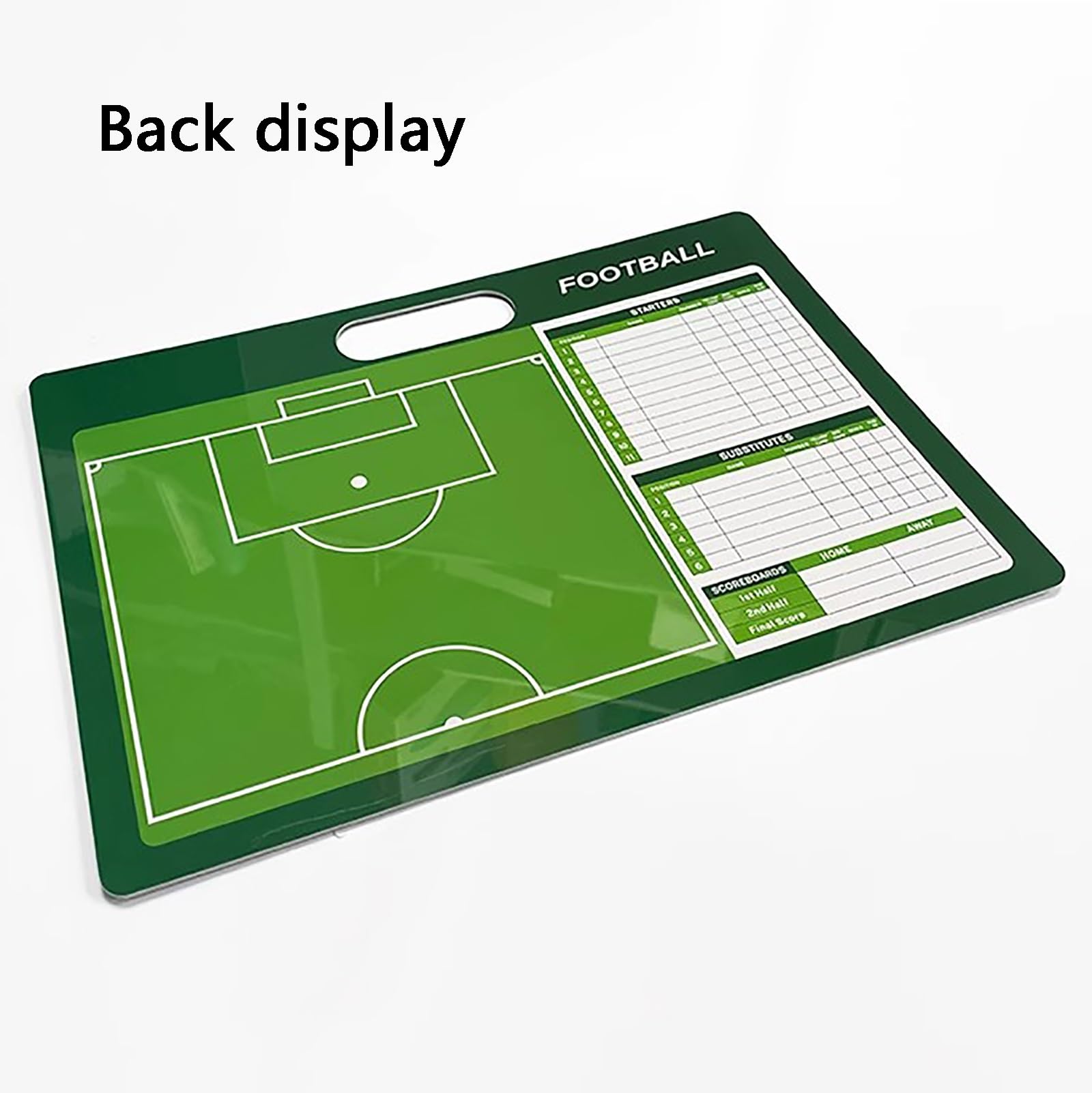 Sports Tactic Board Fútbol, Pizarra Futbol Entrenador, Pizarra Magnetica Futbol, Asa Portátil, Uso Por Ambos Lados, para Entrenamiento Práctico y Enseñanza
