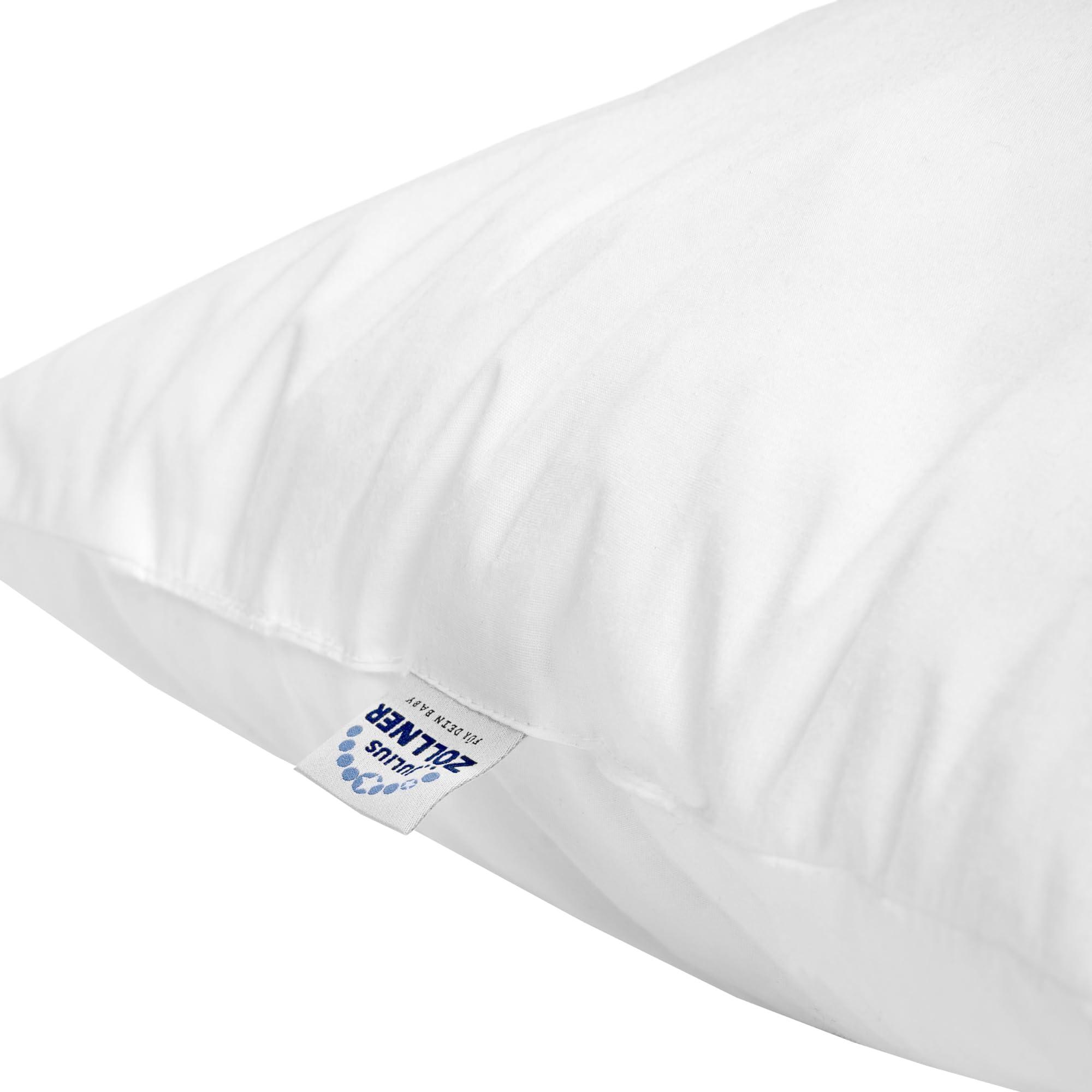 Julius Zöllner Poduszka Comfort 40 x 60 – poduszka dziecięca, Öko-Tex Standard 100, można prać w 60°C, Made in Germany, biała