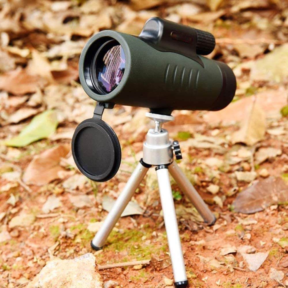 Monoculaire Haute Puissance HD 12x50, étanche, avec Mise au Point Claire, pour l'observation des Oiseaux, Le Camping et la randonnée