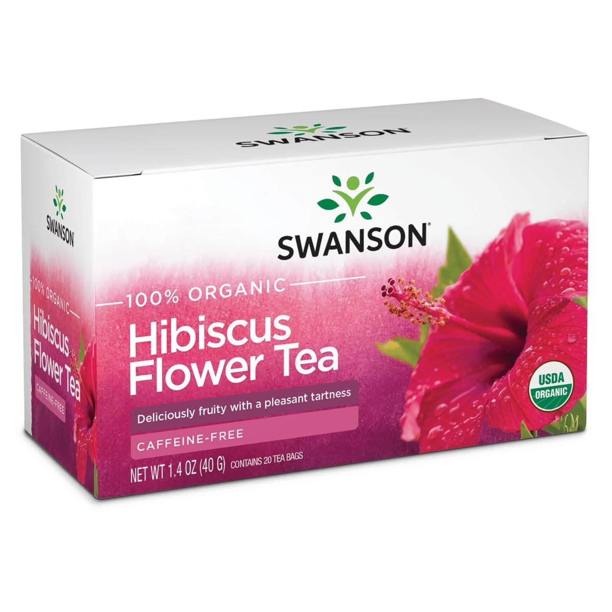 Amazon.com : Swanson Hibiscus Flower Tea 20 Bag(S) : Grocery Tea