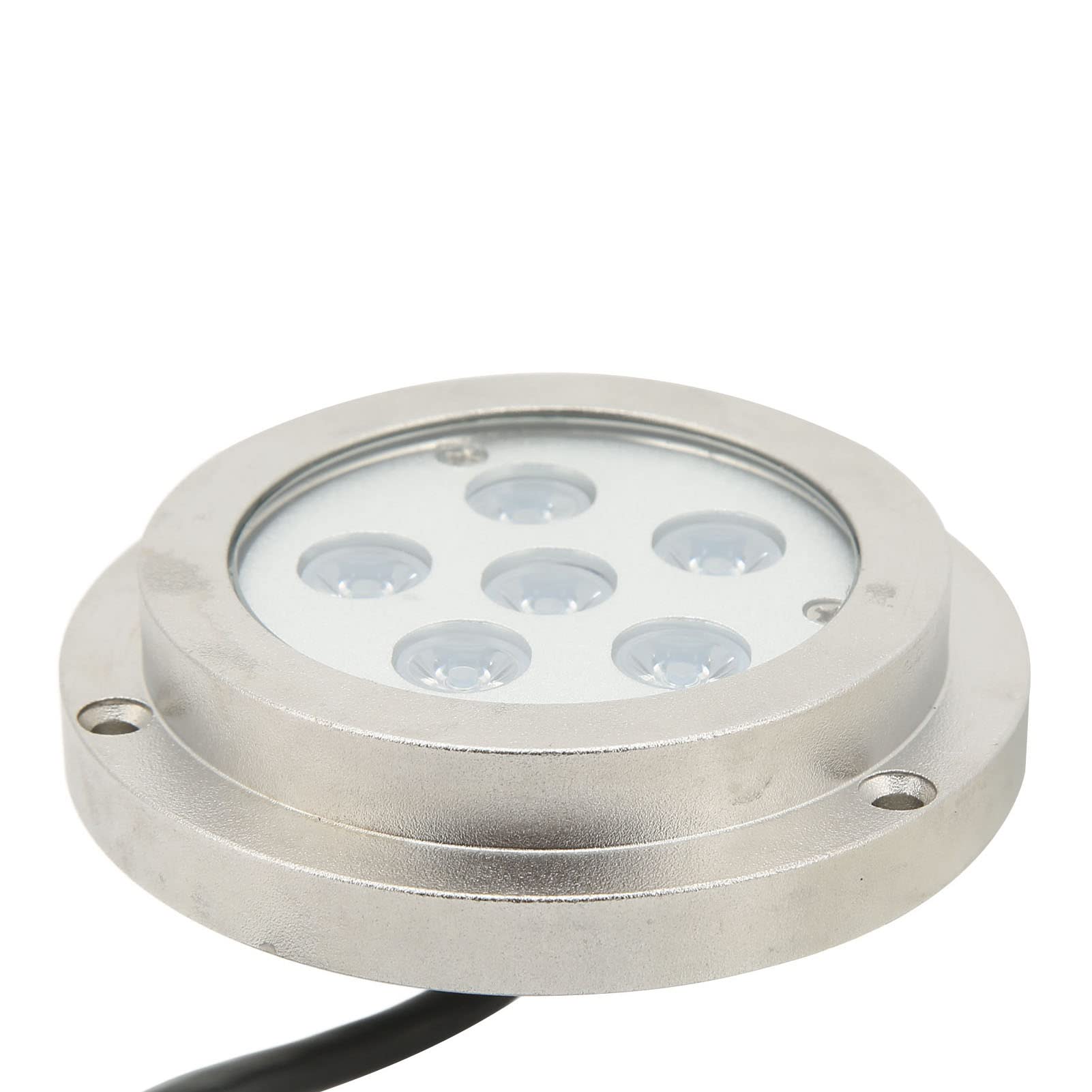 Luce Subacquea Marina Impermeabile IP68, 3,8 Pollici in Acciaio Inossidabile 316 LED per Barca a Tenuta Forte per Navi Yacht Barche a Motore