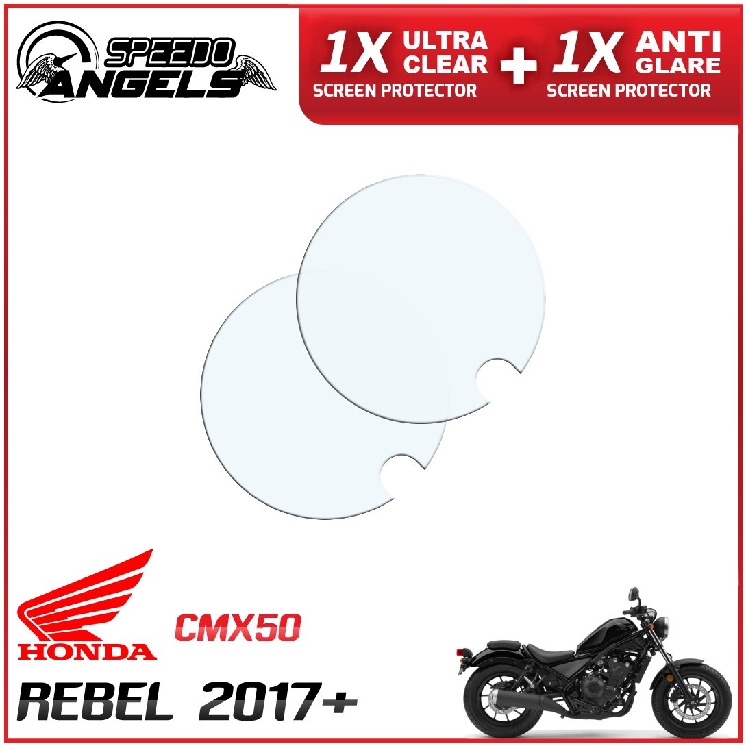 Honda CB750 Hornet (2023-2024) Screen Protector Kit - 1 Ultra Clear & 1 Anti Glare By Speedo Angels