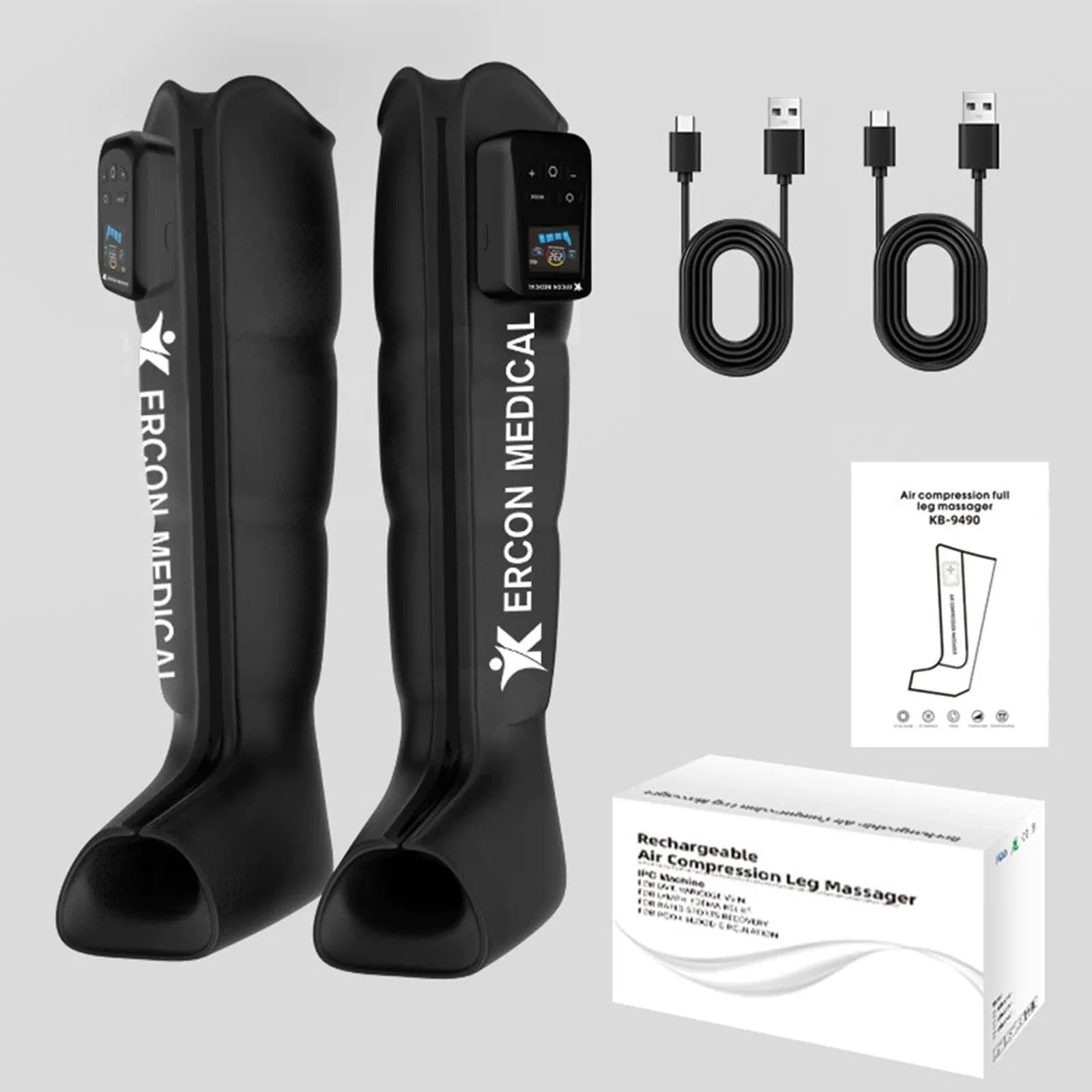 Botas De Recuperación Post Entrenamiento Con Masajeador De Piernas(M)