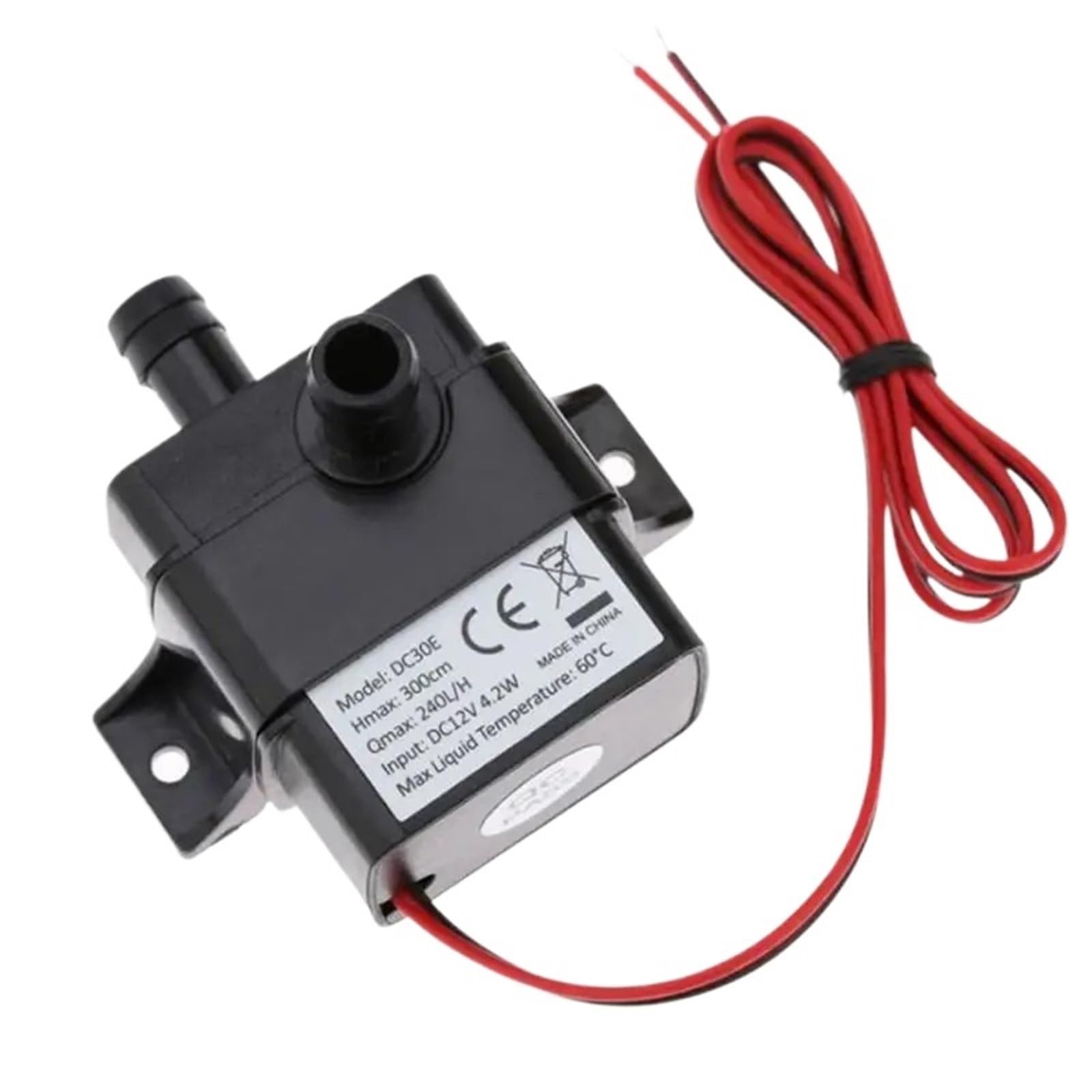 240 l/h pompa wodna DC 12 V bezszczotkowy silnik cyrkulacyjna pompa zanurzeniowa woda (12 V)