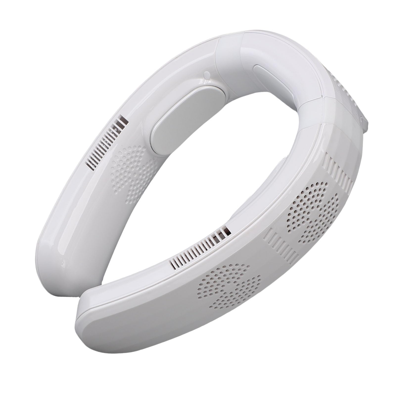 Tragbarer Nackenventilator, 360°-Kühlung, 10.000 MAh, Wiederaufladbare Klimaanlage, Persönlicher Ventilator, 3 Geschwindigkeiten, Kühlung und Heizung, Dual-Use-Ventilator ohne Flügel, Ideal