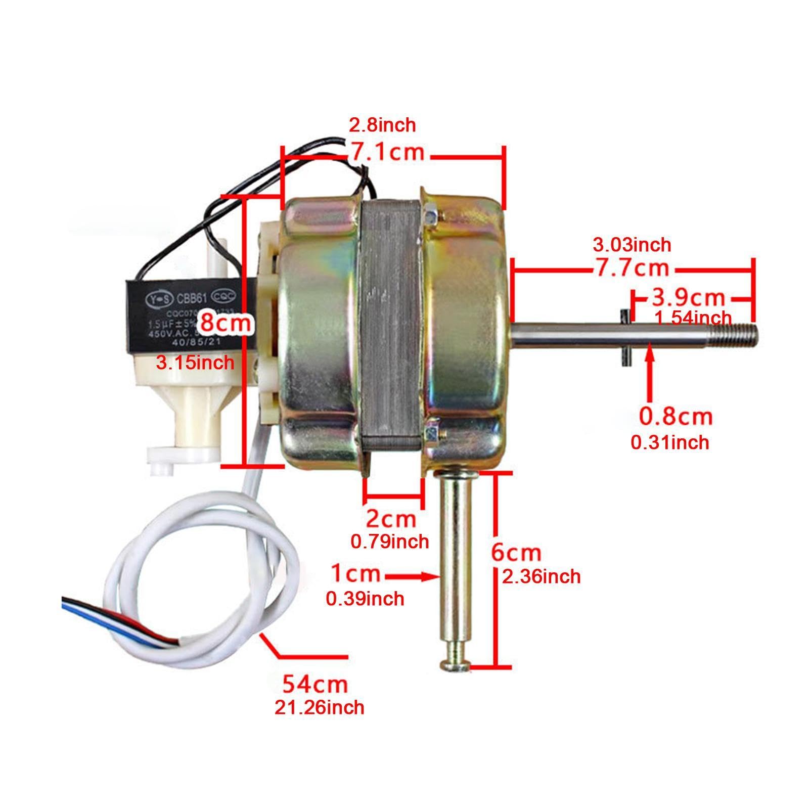 Motor de, Mini Motor para Proyectos de Bricolaje, 60 W, Reemplazo Directo, Accesorio, Potente Herramienta, Multiusos,
