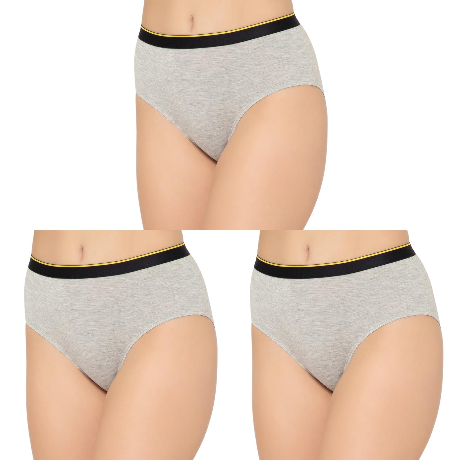 bummer Women's Solid Micro Modal Hipsters Panties | Soft & Breathable Underwear | Combo Pack of 3-picture-11