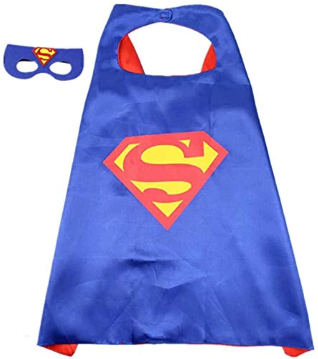 ORGZERO2 Superhero comic Cape and Mask for Kids, Toy for 3-9 Year Old Boys Girls Dress up Super Hero Costume for Halloween,27 * 27CM