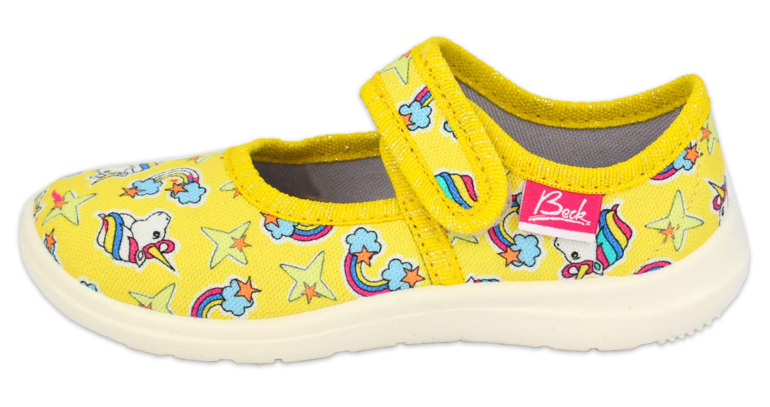Beck Mädchen Kinder Yellow Dream Hausschuh