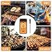 FITCHCE Termómetro de carne barbacoa inalámbrico,Termómetro de cocina inteligente con sonda Bluetooth...