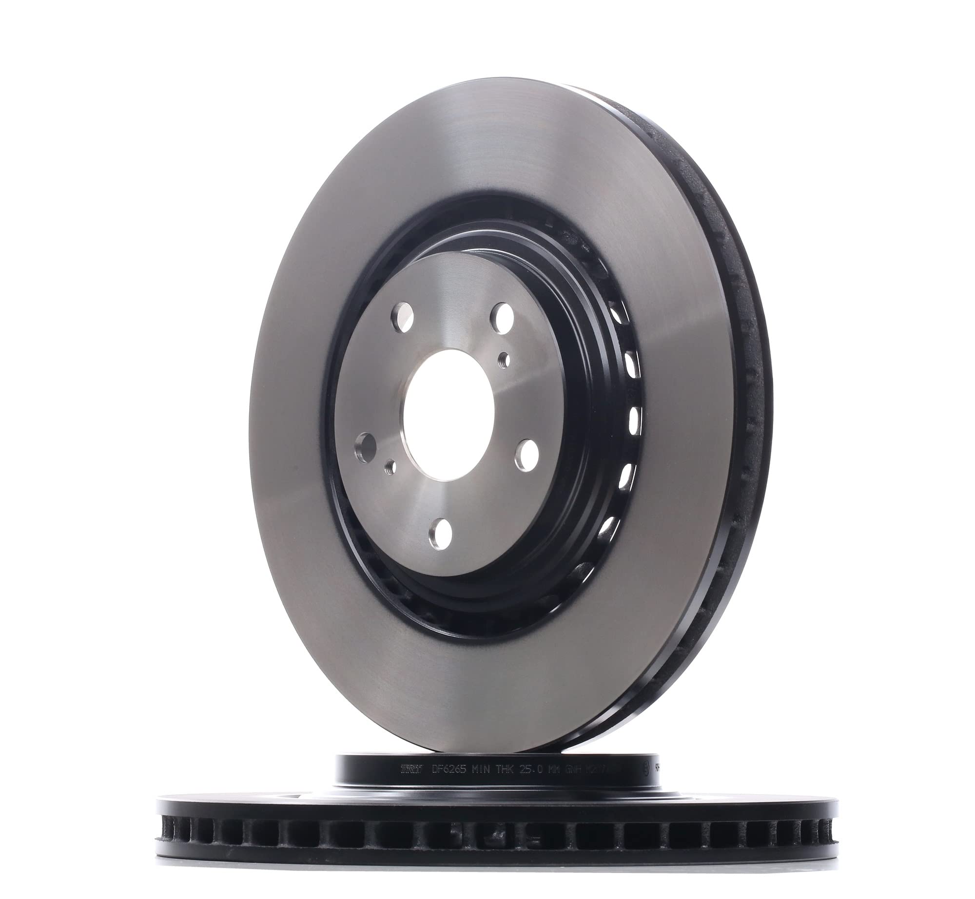 2x TRW Disco de freno Delantero Ø328mm Altura: 49,4mm Espesor: 28mm Corona de Agujeros - Ø: 114,3mm ventilado DF6265 Compatible con TOYOTA RAV 4 IV ZSA4, ALA4, LEXUS RX GYL1, GGL15, AGL10