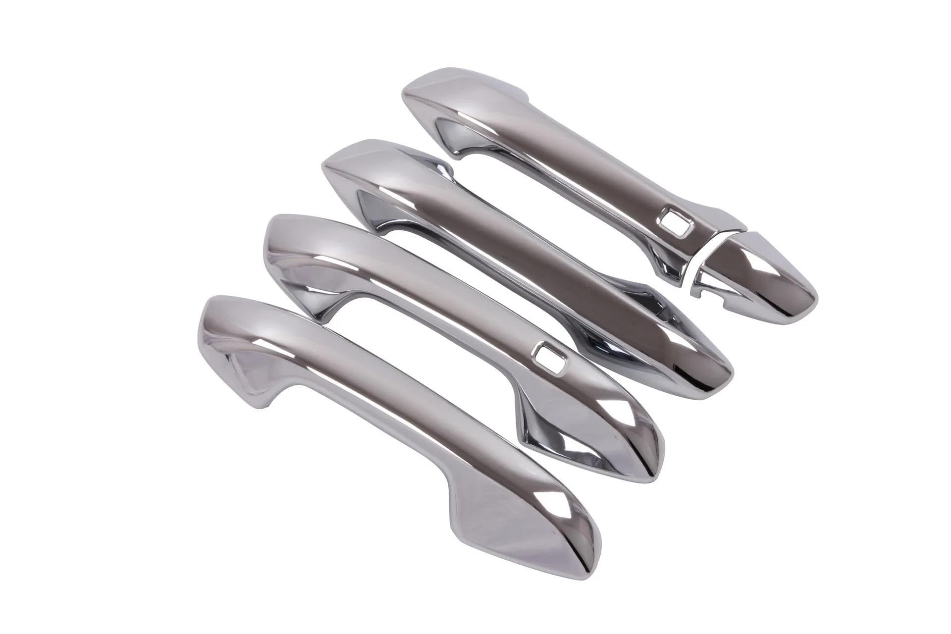 PIWINE Handle Sticker Chrome Car Door Handle Cover Trim Sticker Car Styling Decal Overlays for Kia for Forte for Cerato for K3 BD 2019-2021 GT(Left Hand Drive)