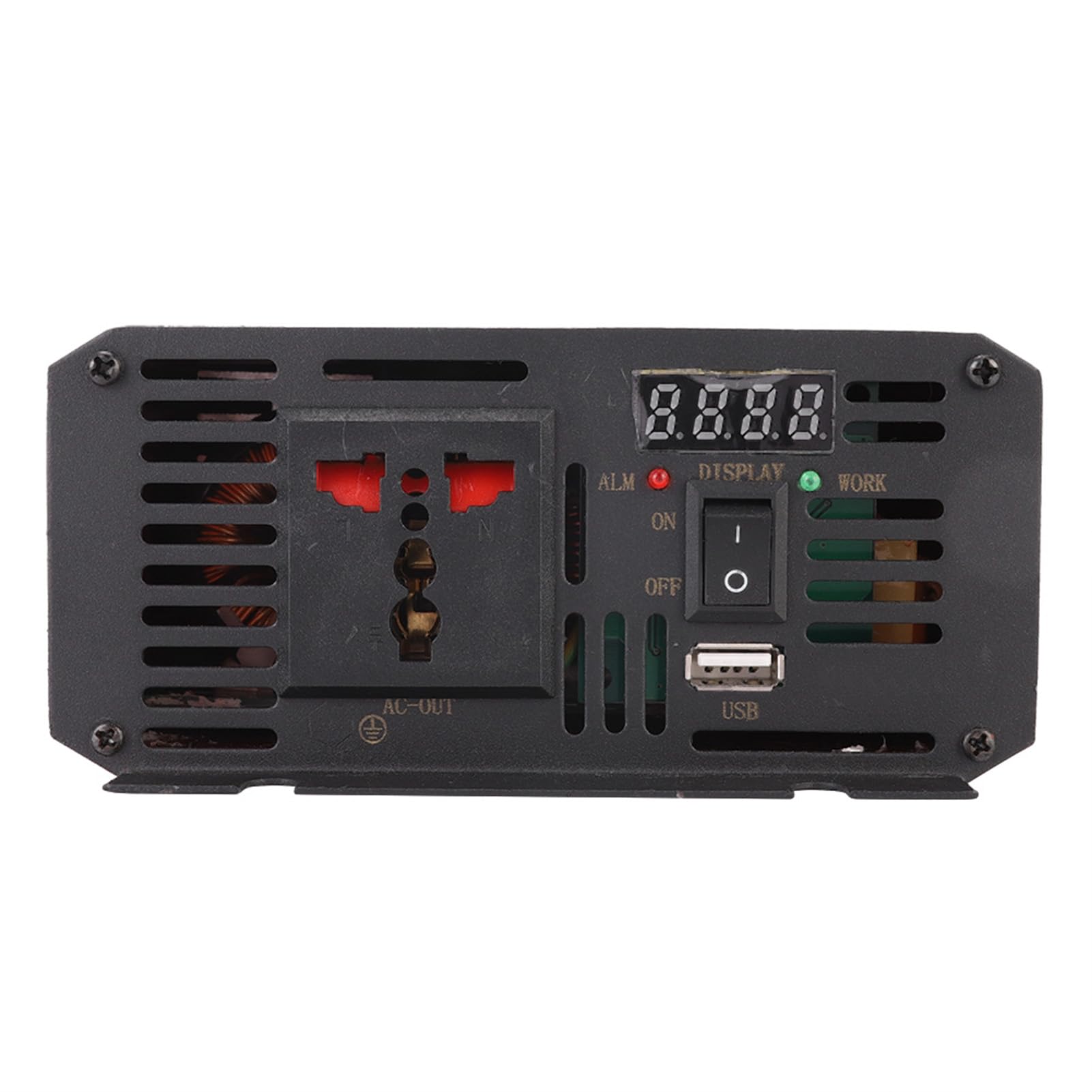 Convertitore di Potenza a Onda Sinusoidale Pura da 1000 W Convertitore Solare Ad Alta Efficienza Energetica per Elettrodomestici Alluminio Durevole 6,6 Libbre (48V)
