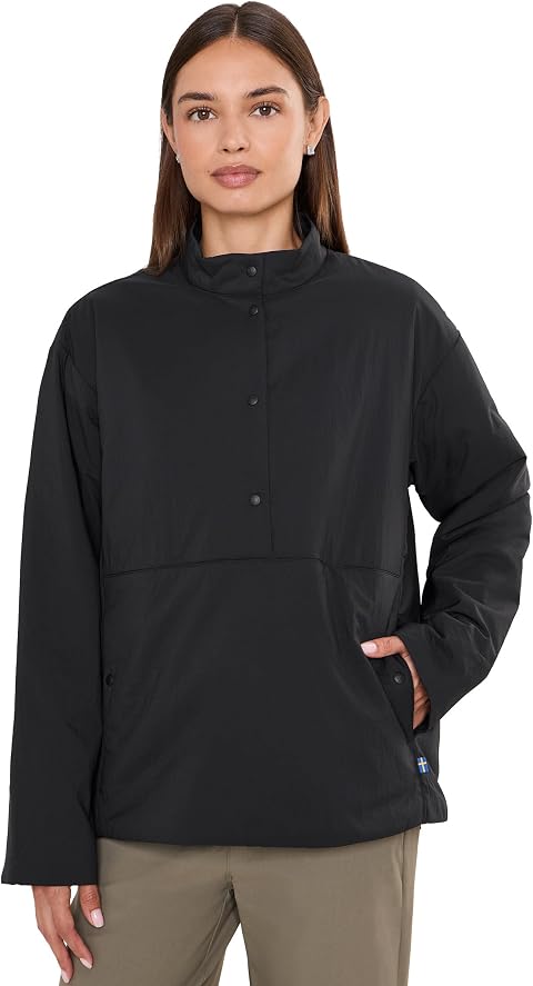Женский свитер Fjällräven HC Insulated Pullover, цвет: Чёрный