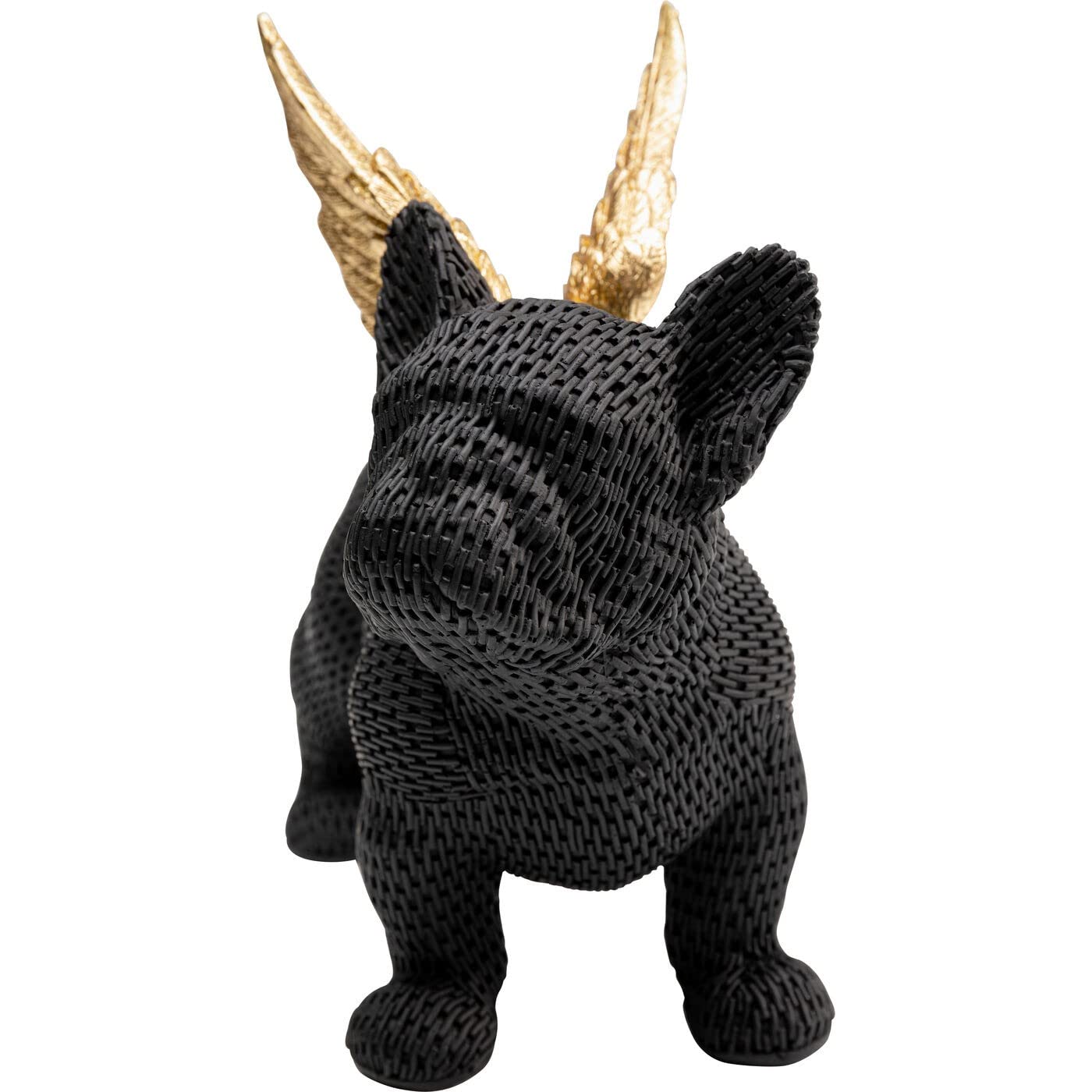Kare Design Deco Figurine Angel Puppy, Black, Modern, Animal Statue, Gift Idea, Decorative Home Accessories, Room Decor - Image 4
