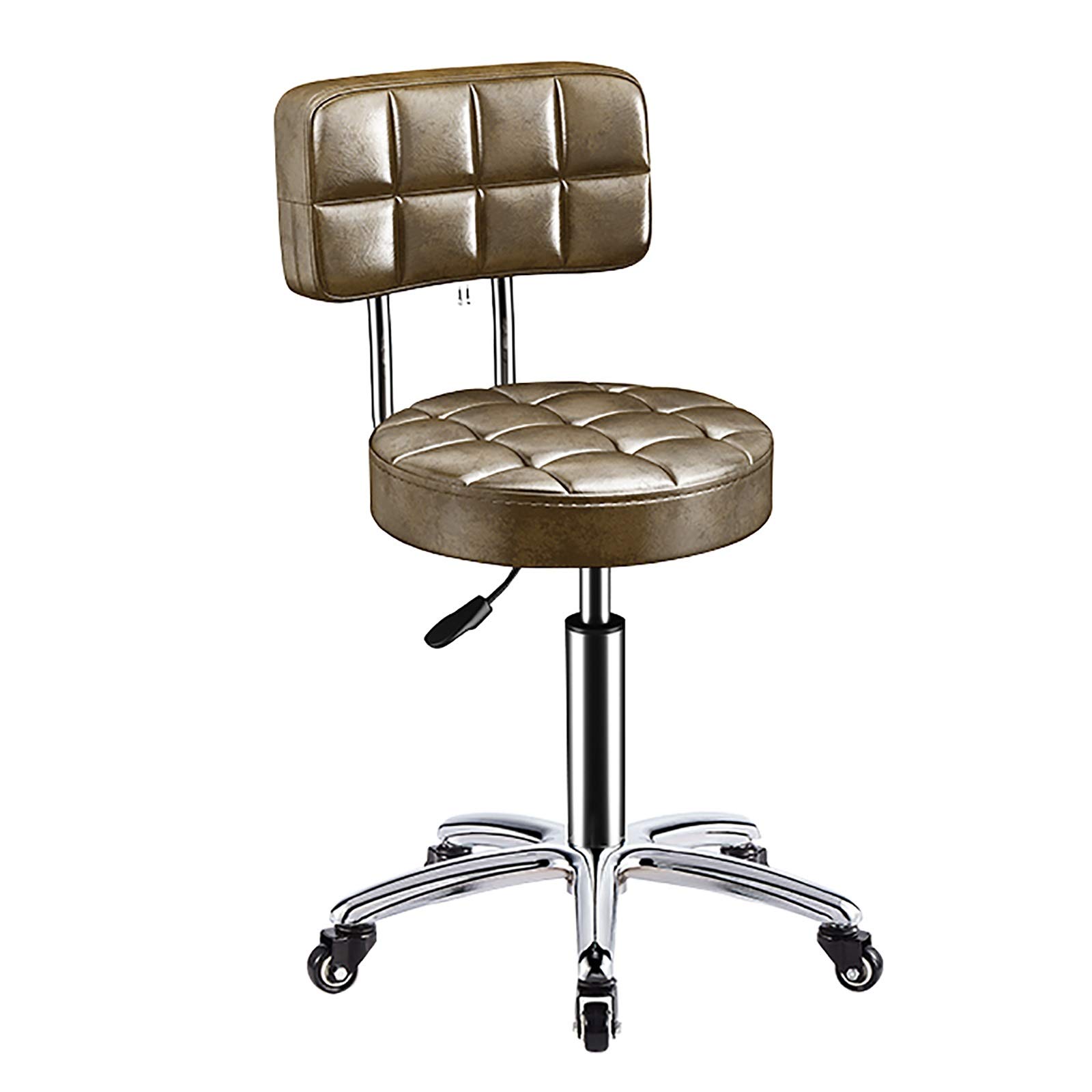 AYCDL Bar Stools, Height Adjustable Bar Chairs,artificial Leather, 360° Swivel Kitchen Stool With Backrest,A3