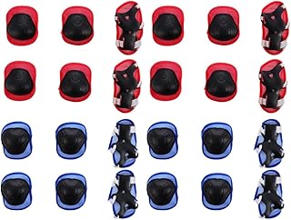 INOOMP 4 Conjuntos De Joelheiras Em Gel Para Equipamentos De Patinação Joelheiras Para Crianças Joelheiras Para Esportes Equipamentos De Segurança Para Crianças Joelheiras