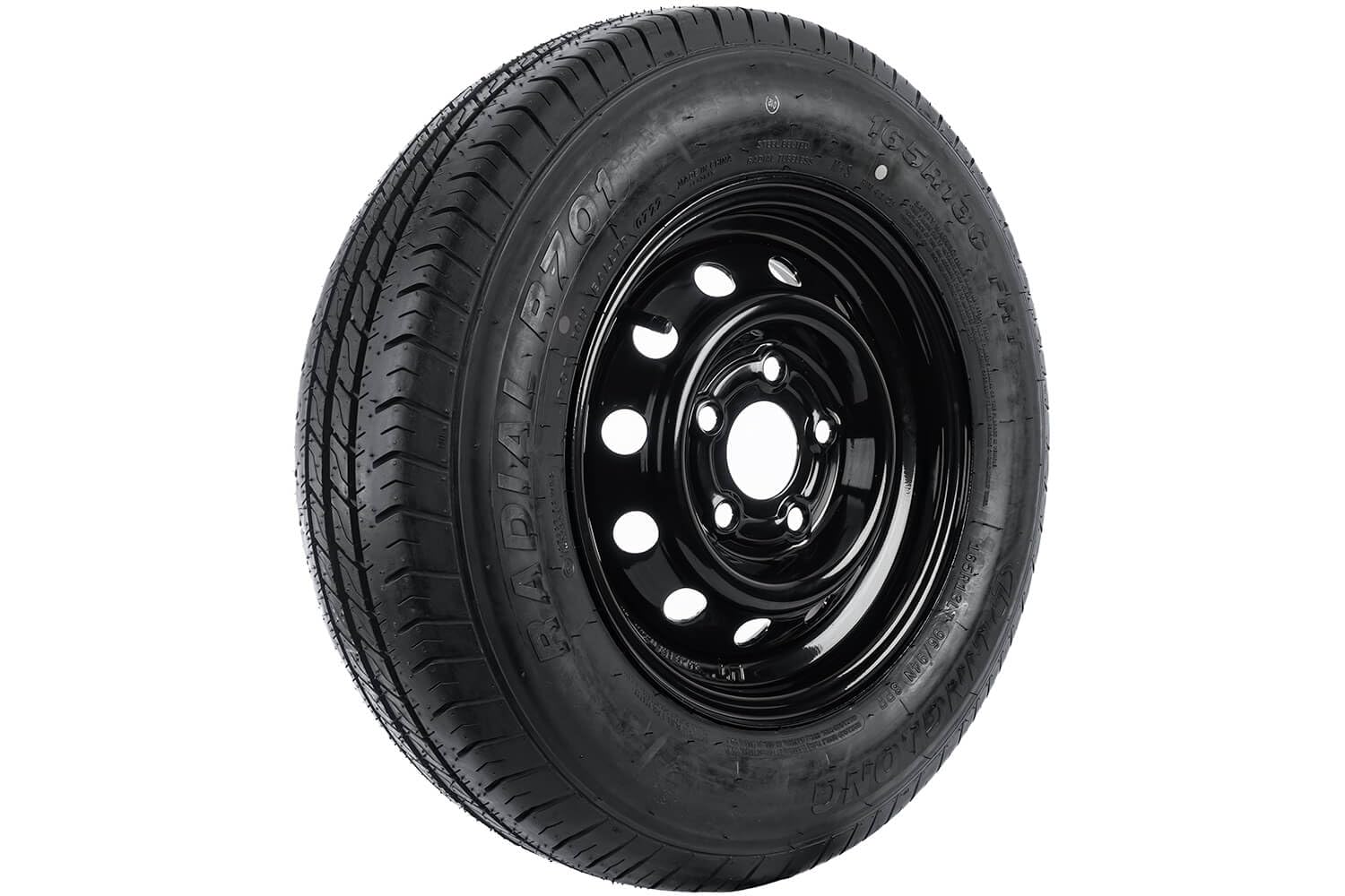 UNITRAILER LINGLONG Rimorchio rinforzato Ruota 165/80 R13C Nero